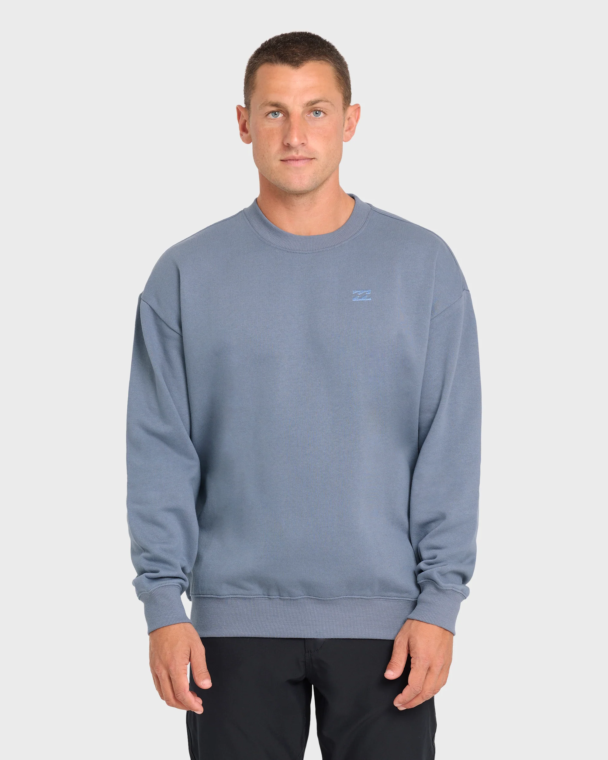 Rhodes Crewneck Sweatshirt - Denim Chambray