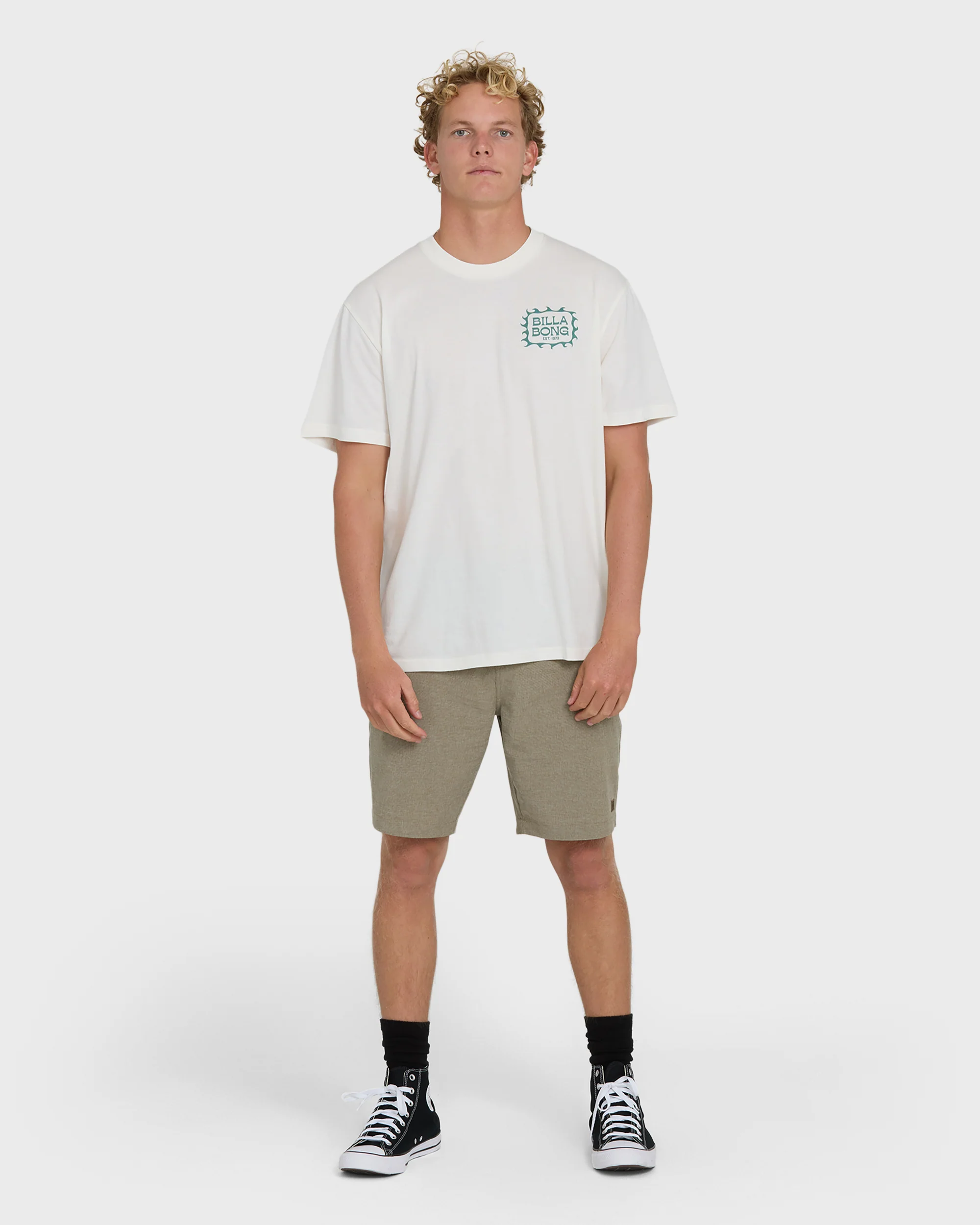 Ripple Premium Short Sleeve Cotton Graphic T-Shirt - Off White - Image 4