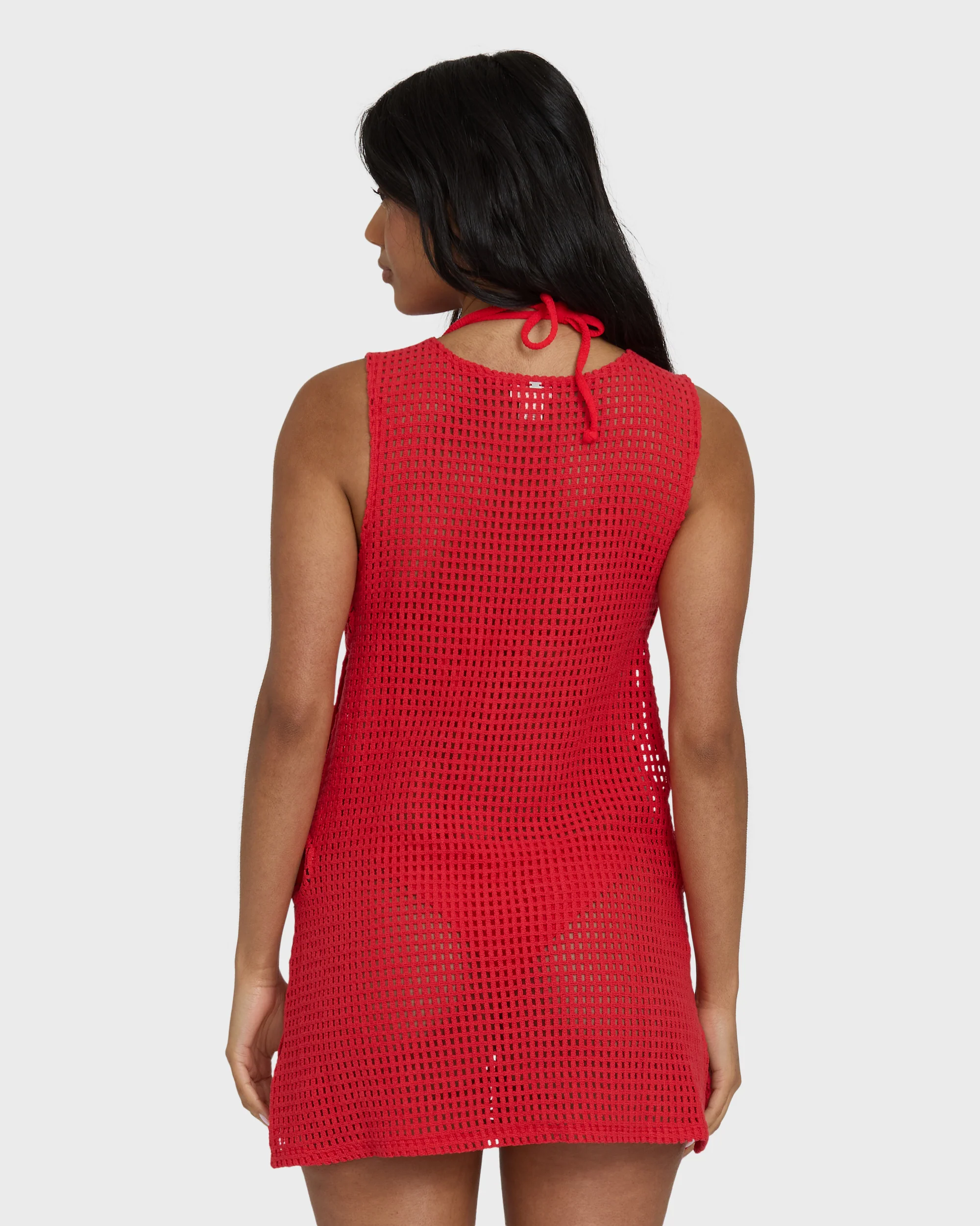 Rising Tides Cover-Up Dress - Fiesta Red - Image 2