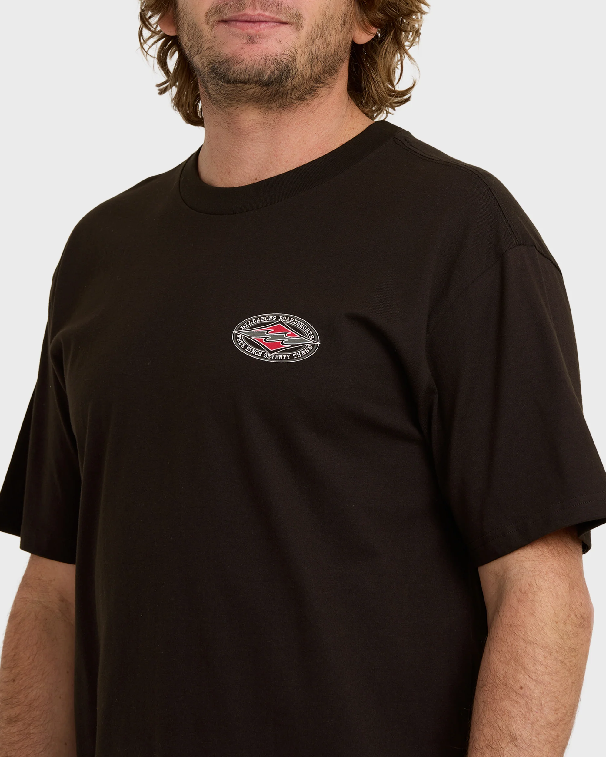 Rotor Diamond Regular Short Sleeve T-Shirt - Black Red - Image 5