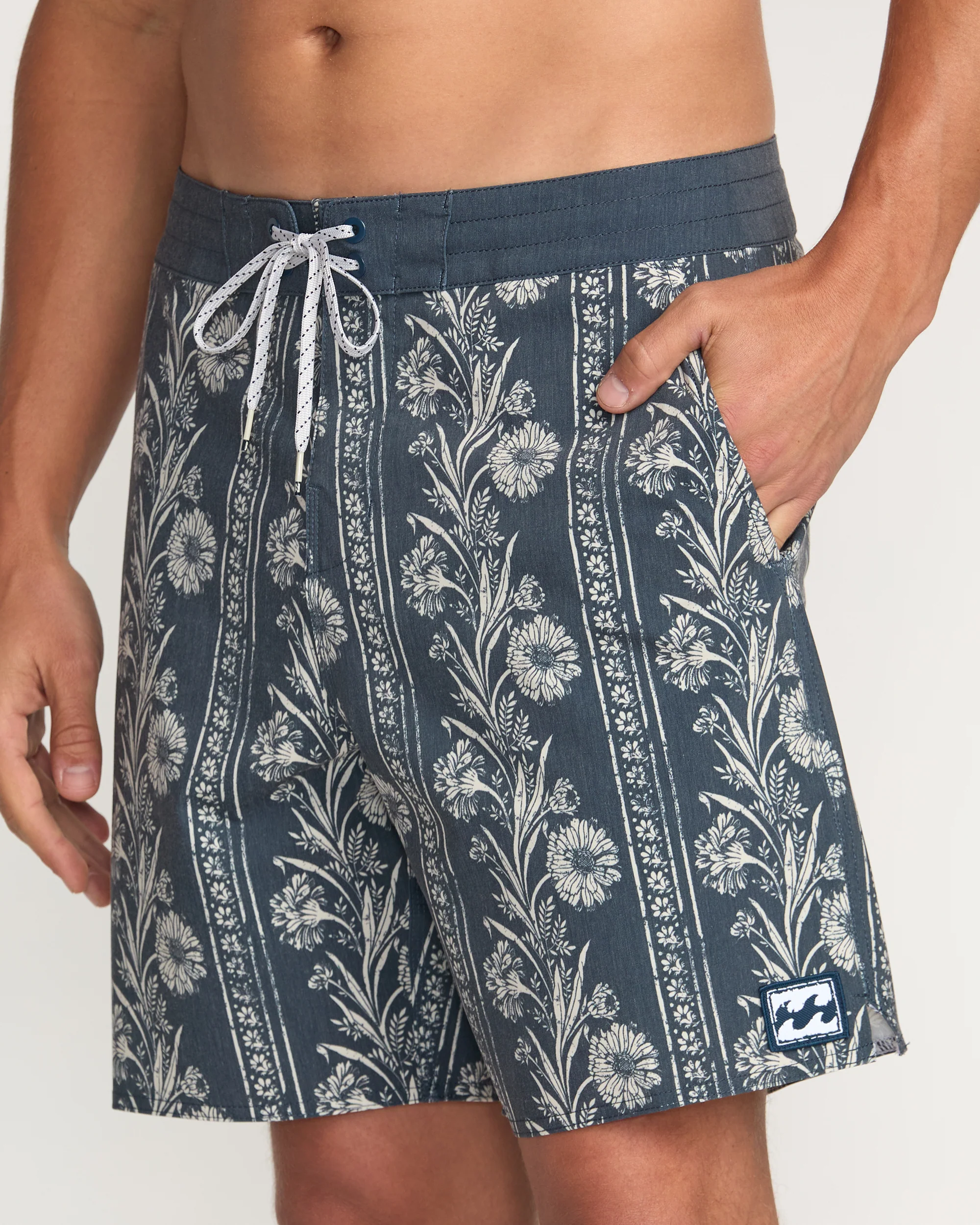 Sandtrax Lo Tide 19" Boardshorts - Aged Indigo - Image 8