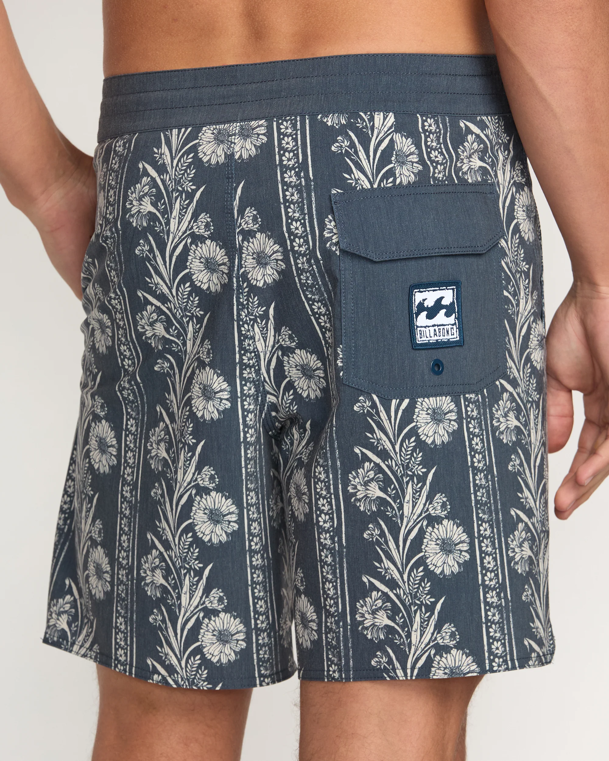 Sandtrax Lo Tide 19" Boardshorts - Aged Indigo - Image 9