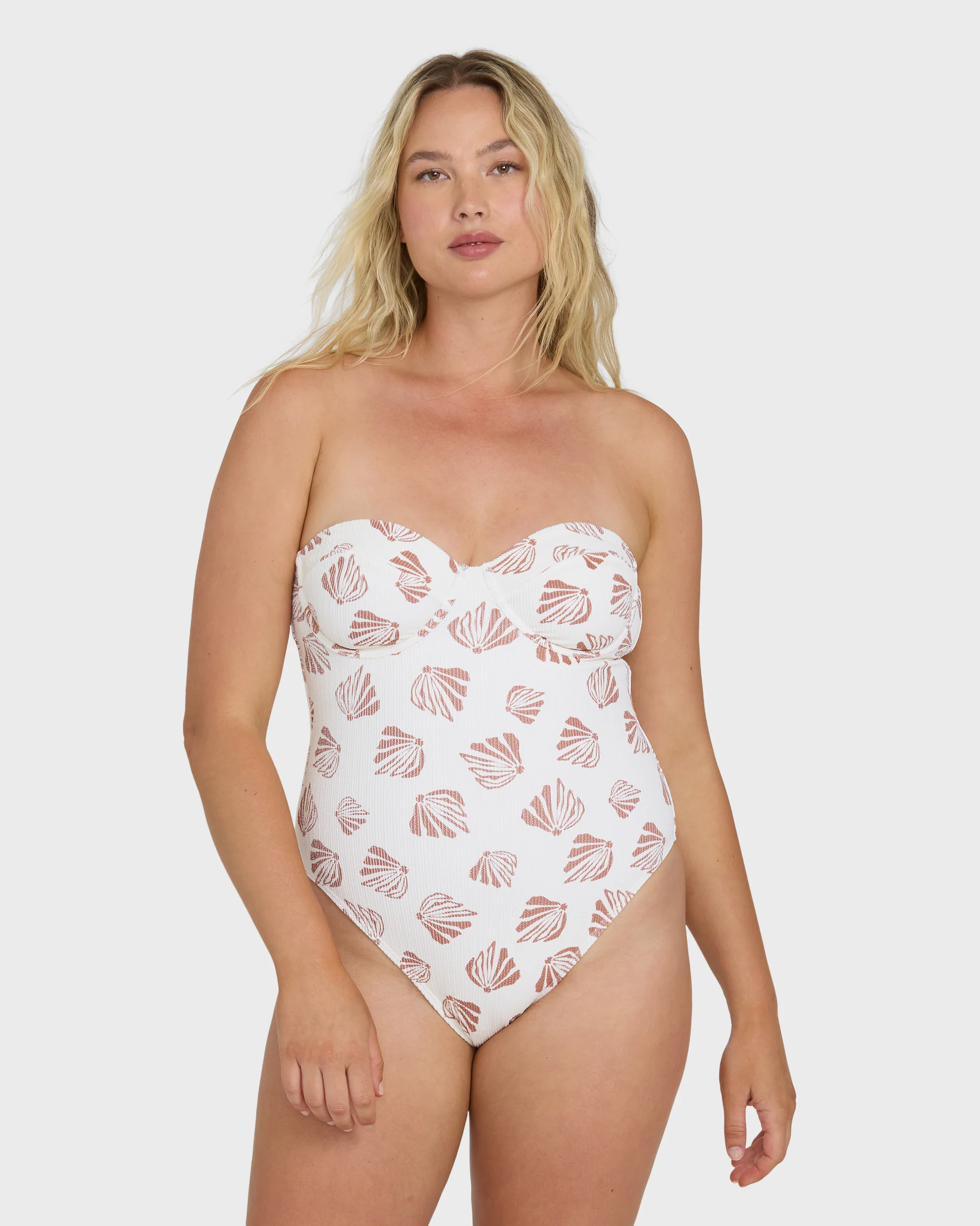 Sandy Shells Hailey One Piece Swimsuit - Salt Crystal - Image 8
