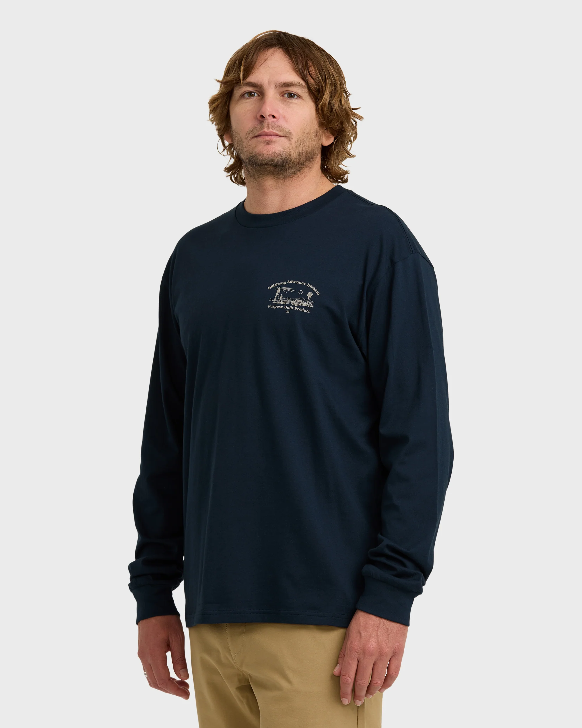 A/Div Scenic Route Long Sleeve T-Shirt - Navy - Image 4