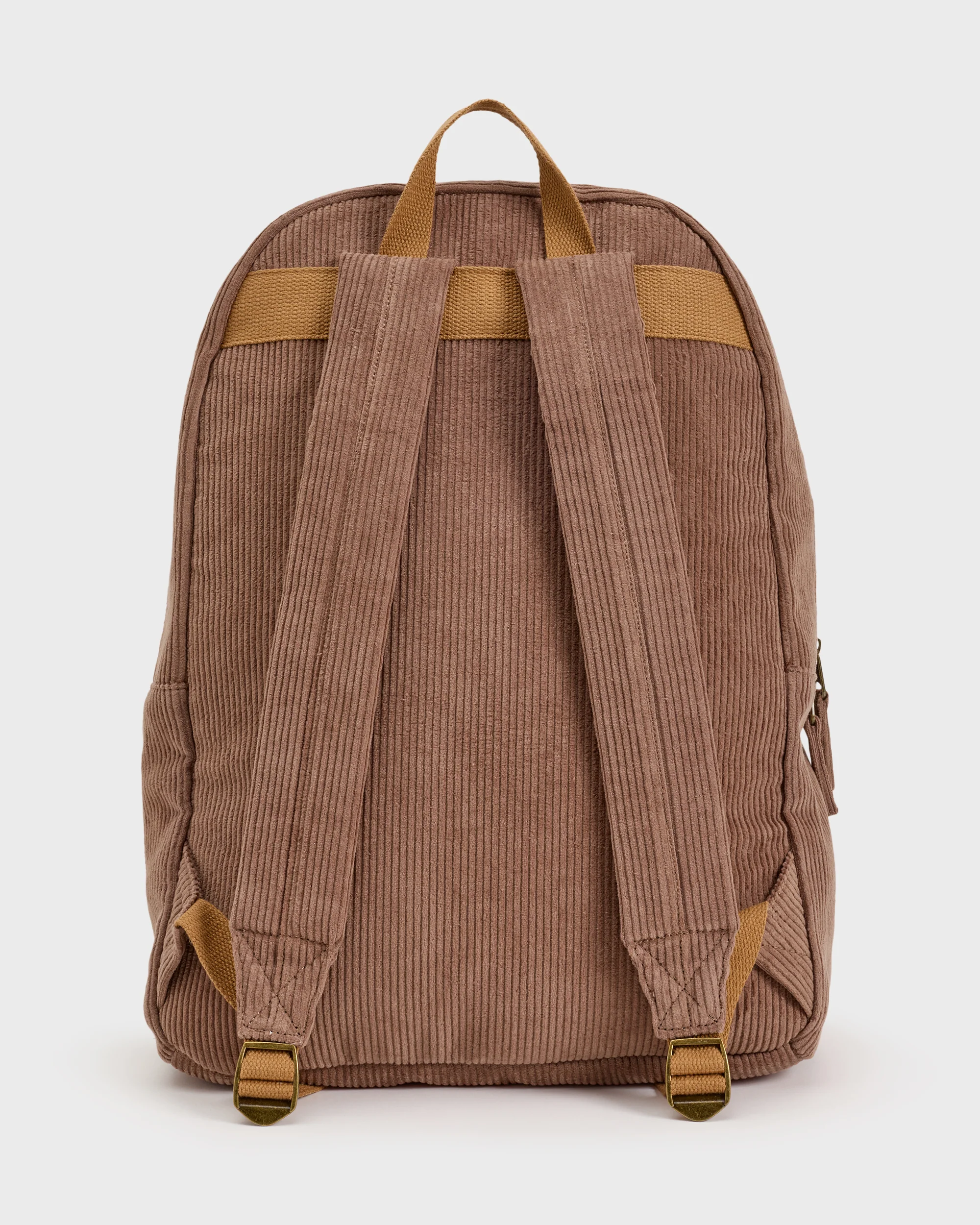 Schools Out Cord Backpack - Brown Stone - Image 2