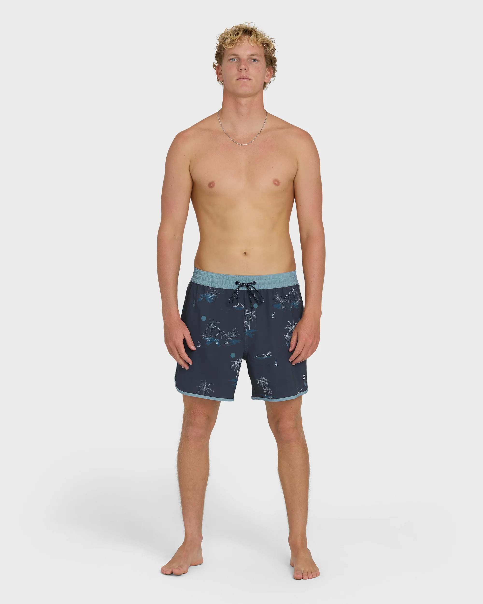 Seventy Three Layback 16" Trunks - True Navy - Image 4