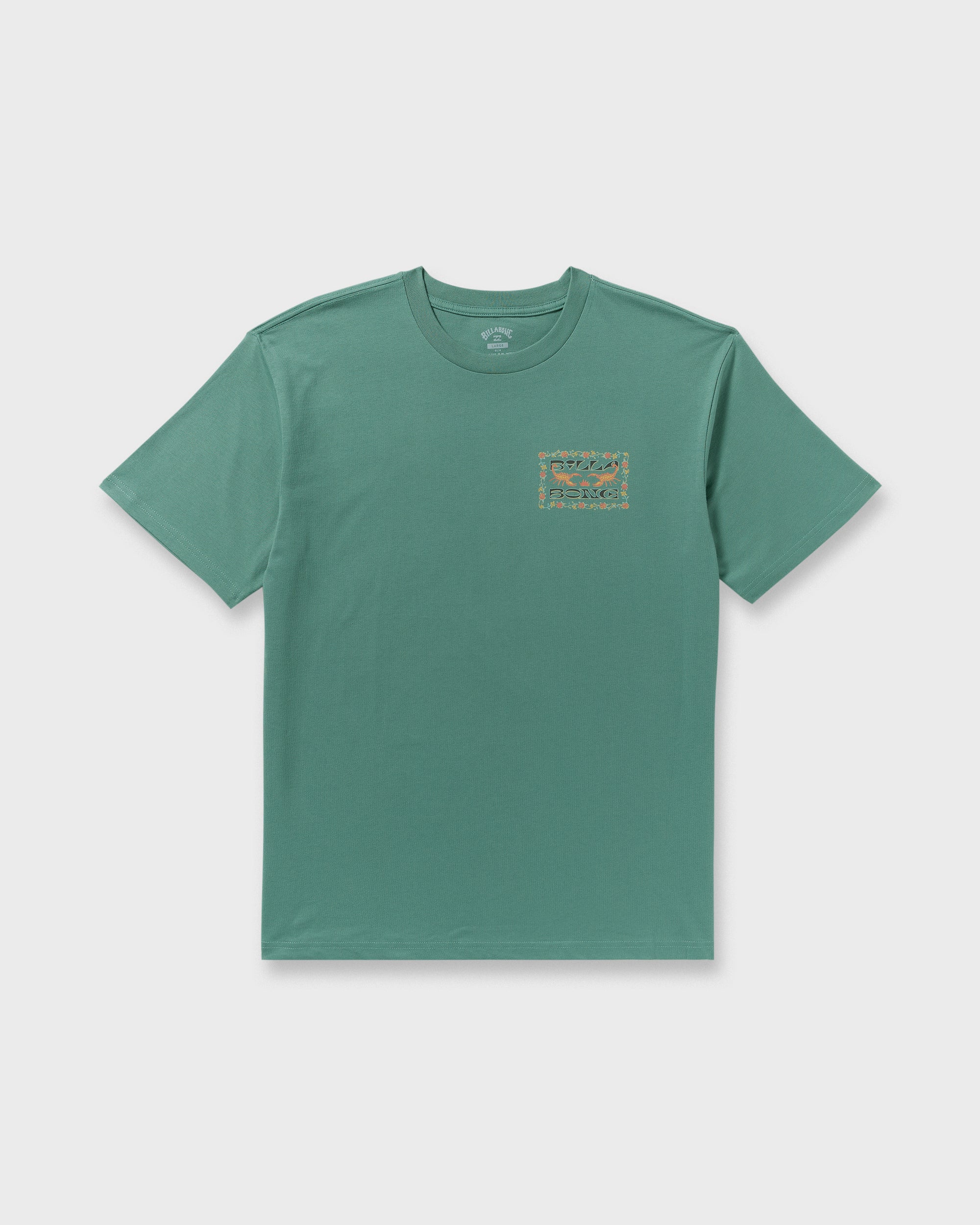 Sharp Regular Short Sleeve T-Shirt - Sage Green - Image 6