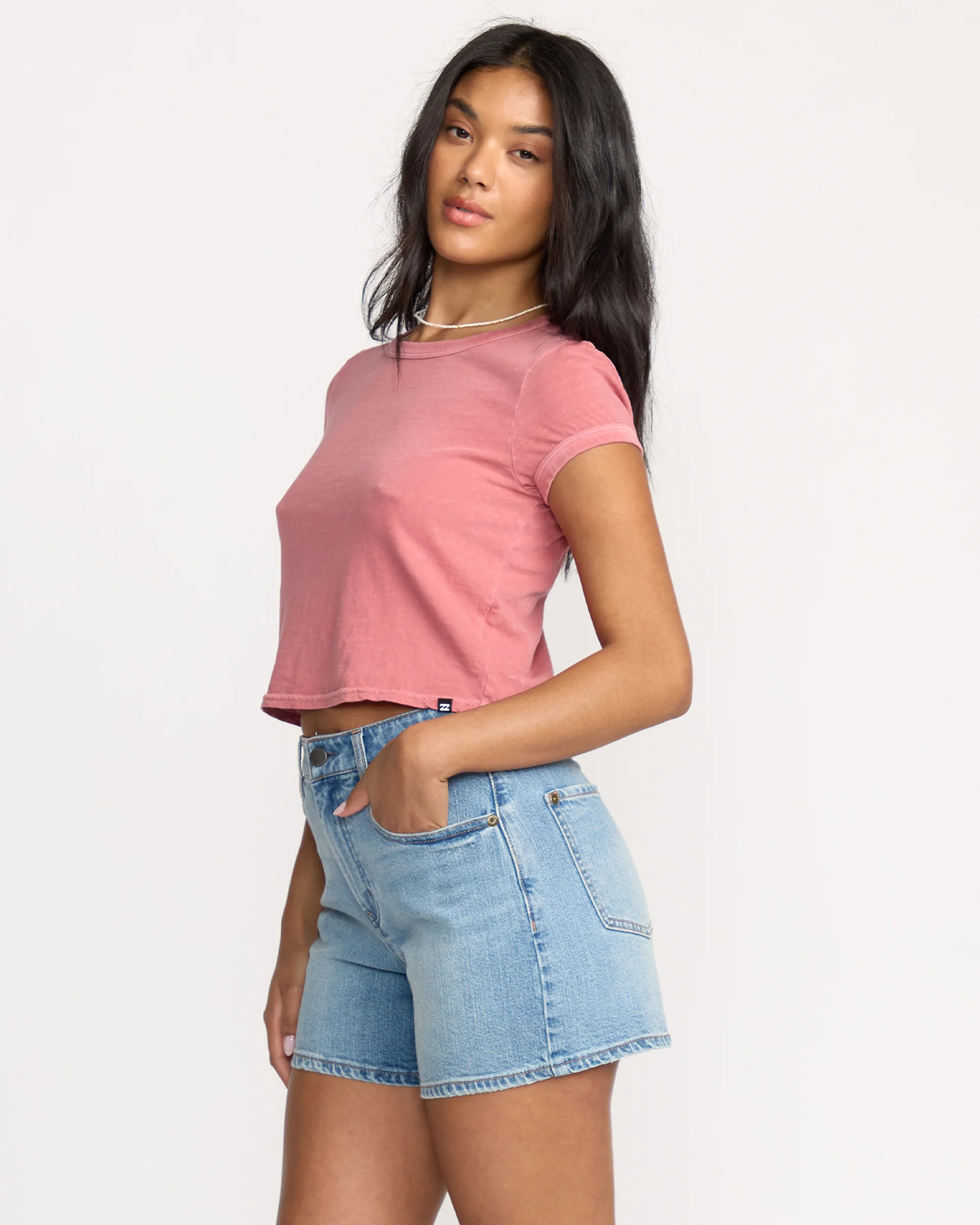 Womens Shifter Denim Shorts - Image 3