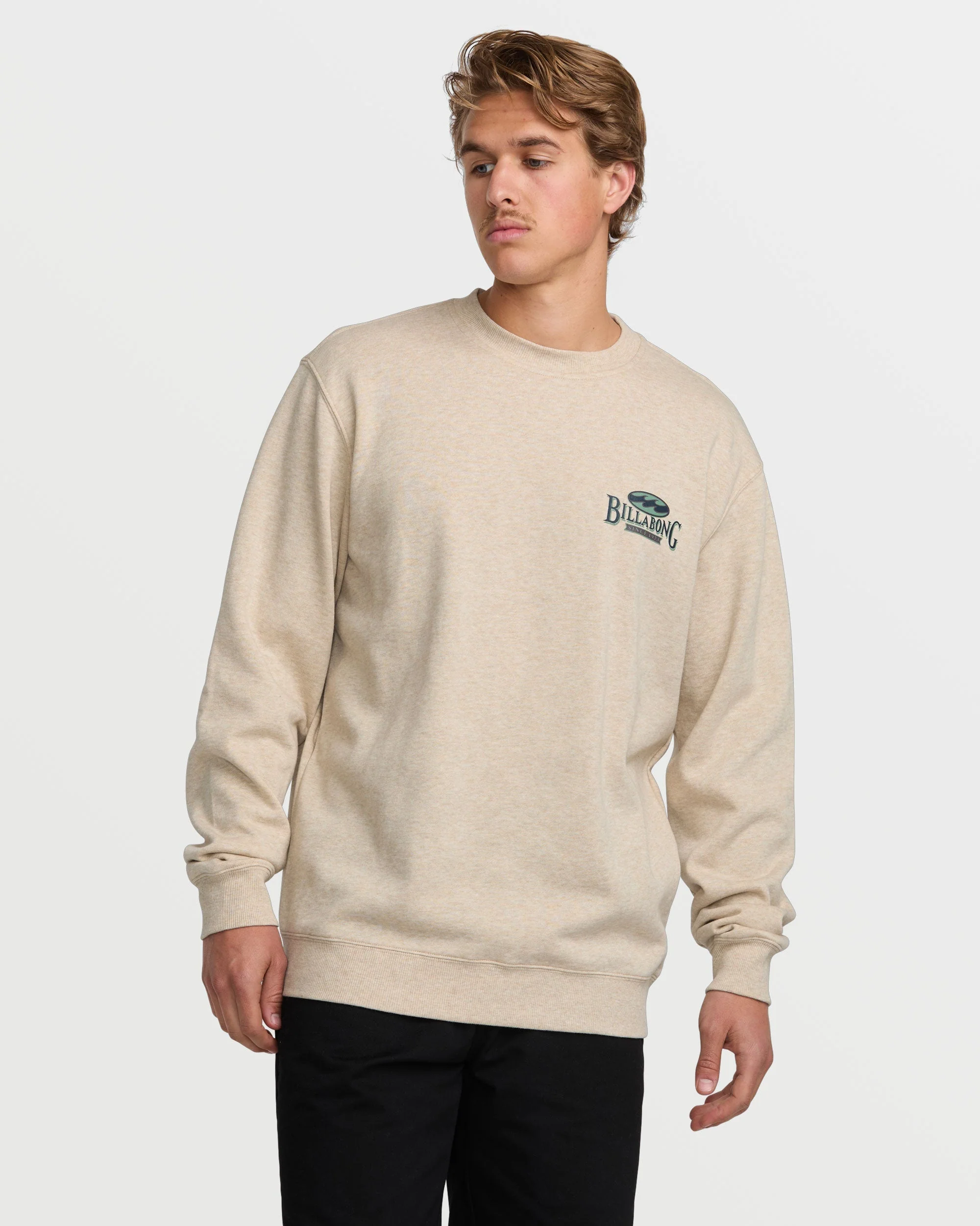 Short Sands Crew Sweatshirt - Oatmeal Heather - Image 2