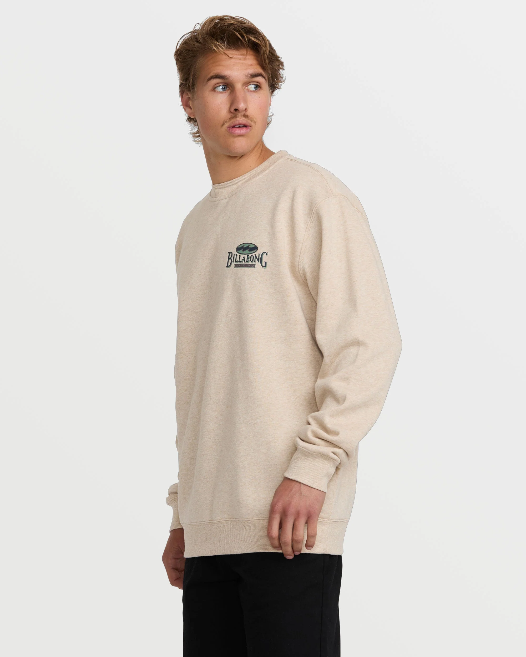 Short Sands Crew Sweatshirt - Oatmeal Heather - Image 3