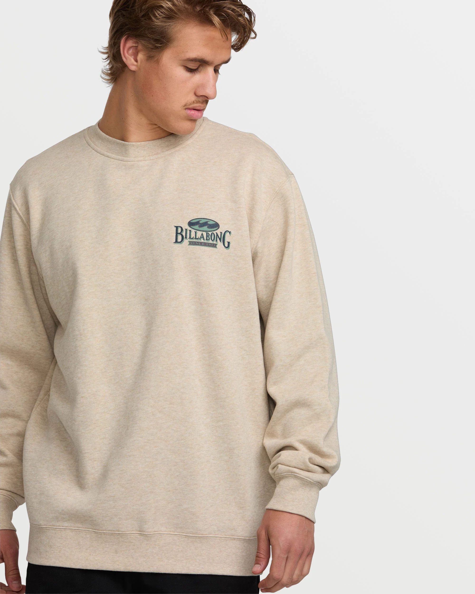 Short Sands Crew Sweatshirt - Oatmeal Heather - Image 4