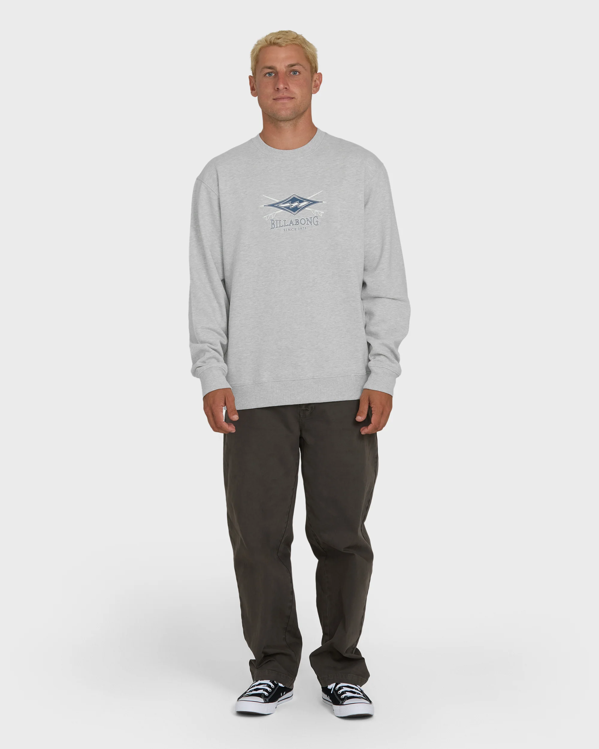 Shortsands Crewneck Sweatshirt - Light Grey Heather - Image 4