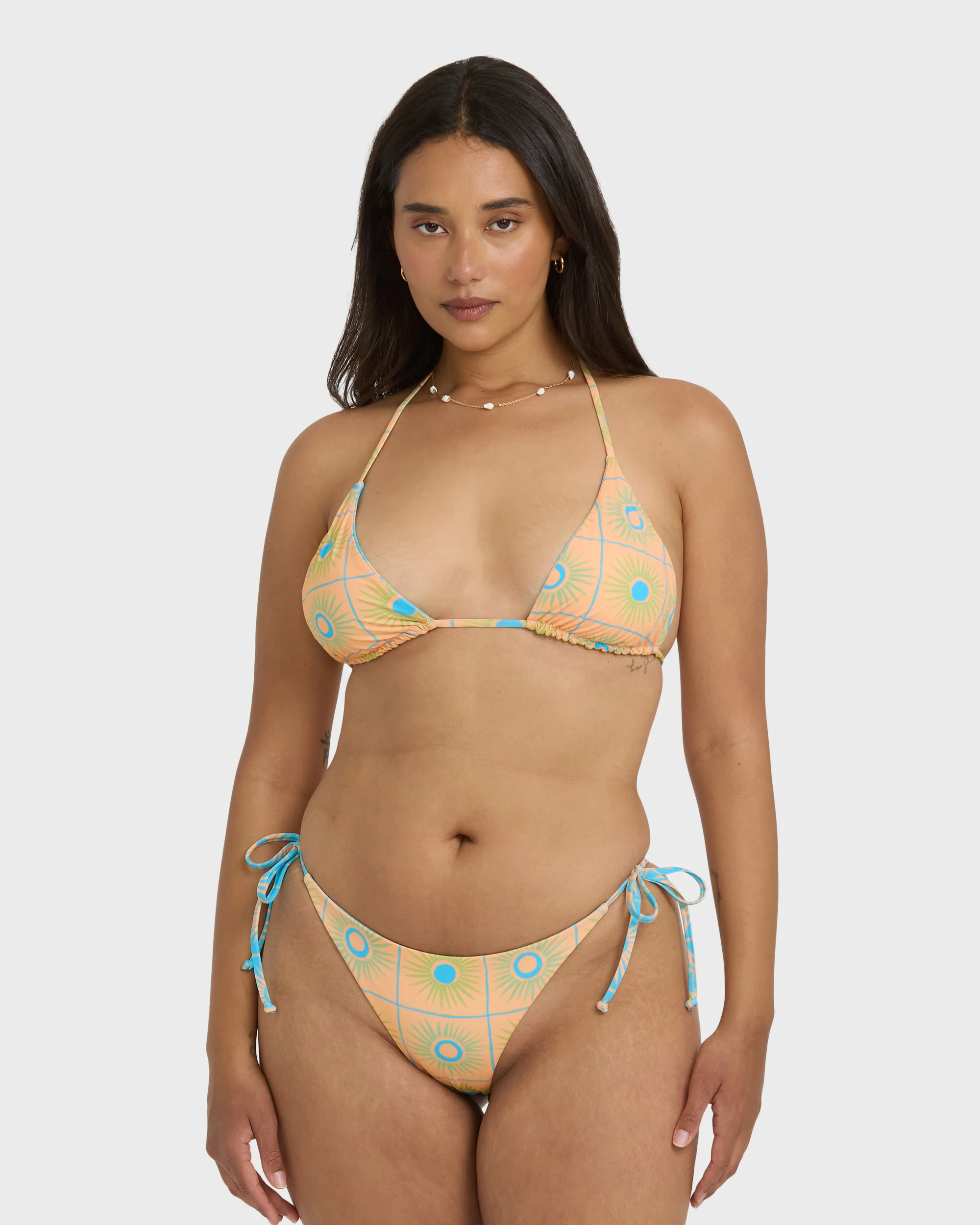 Womens Show Me Sun Reversible Tie Side Tanga Bikini Bottom - Image 3
