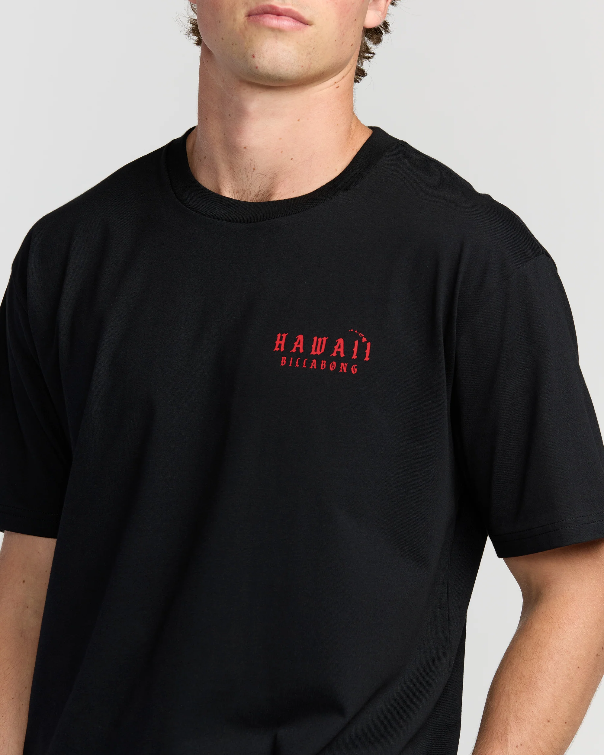Skull Wave Hi Regular Short Sleeve T-Shirt - Black - Image 5