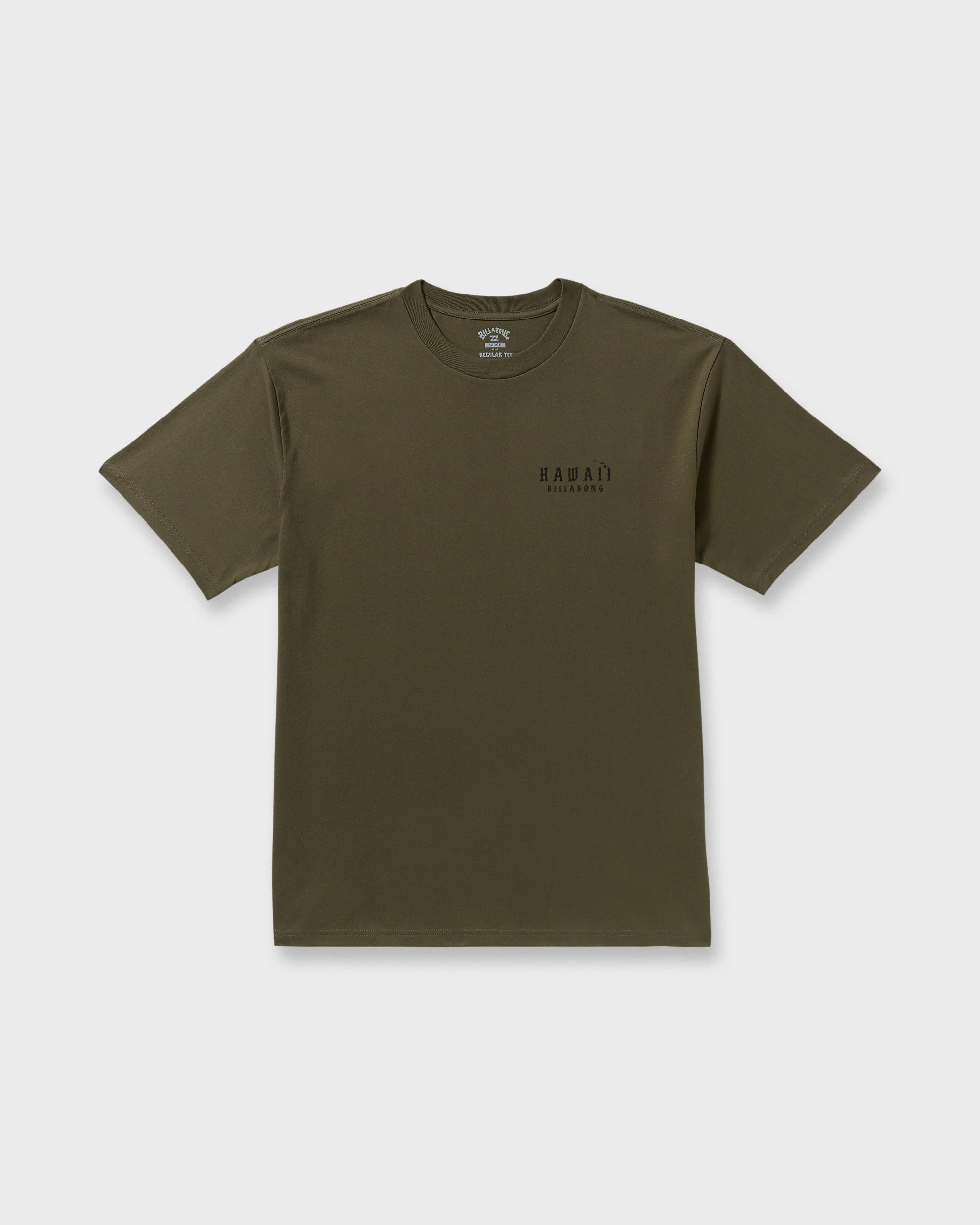Skull Wave Hi Regular Short Sleeve T-Shirt - Military - Image 6