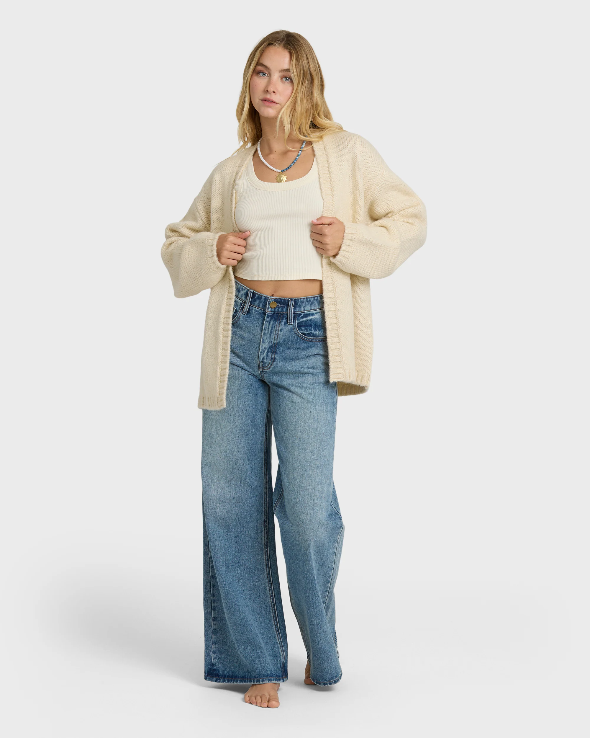 Soft Sun Cardi - Whitecap - Image 3