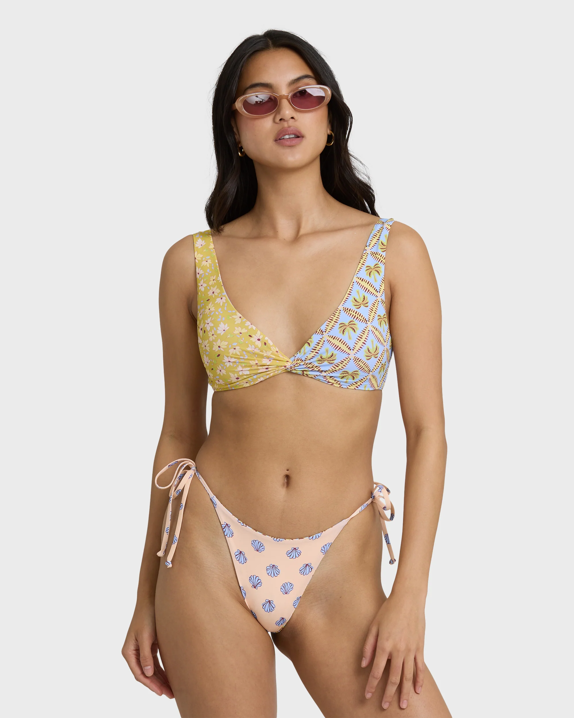 Soul Stoke Twist Tank Swim Tank Bikini Top - Twilight Blue - Image 2