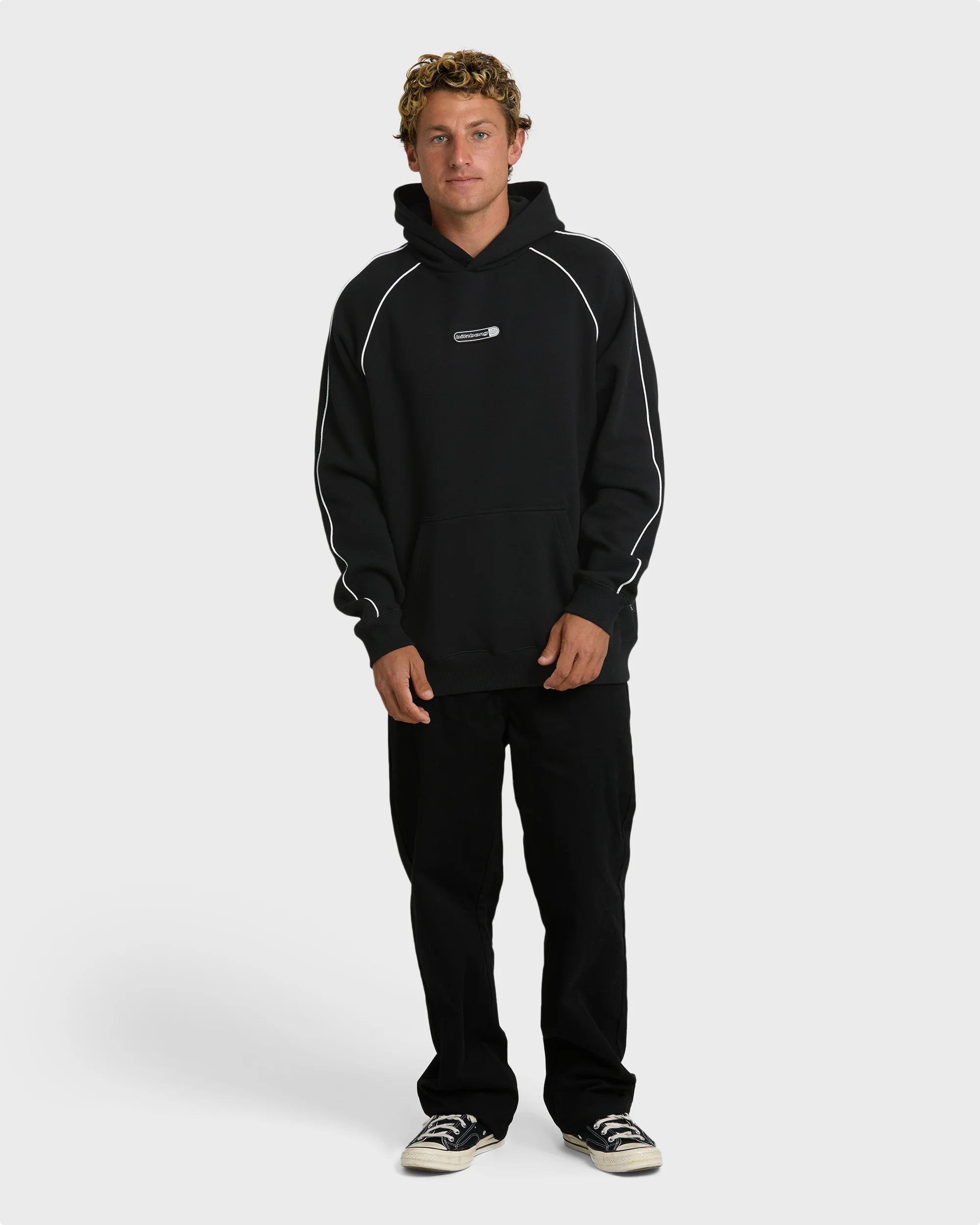 Spec 73 Orbit Pop Pullover Hoodie - Black - Image 4