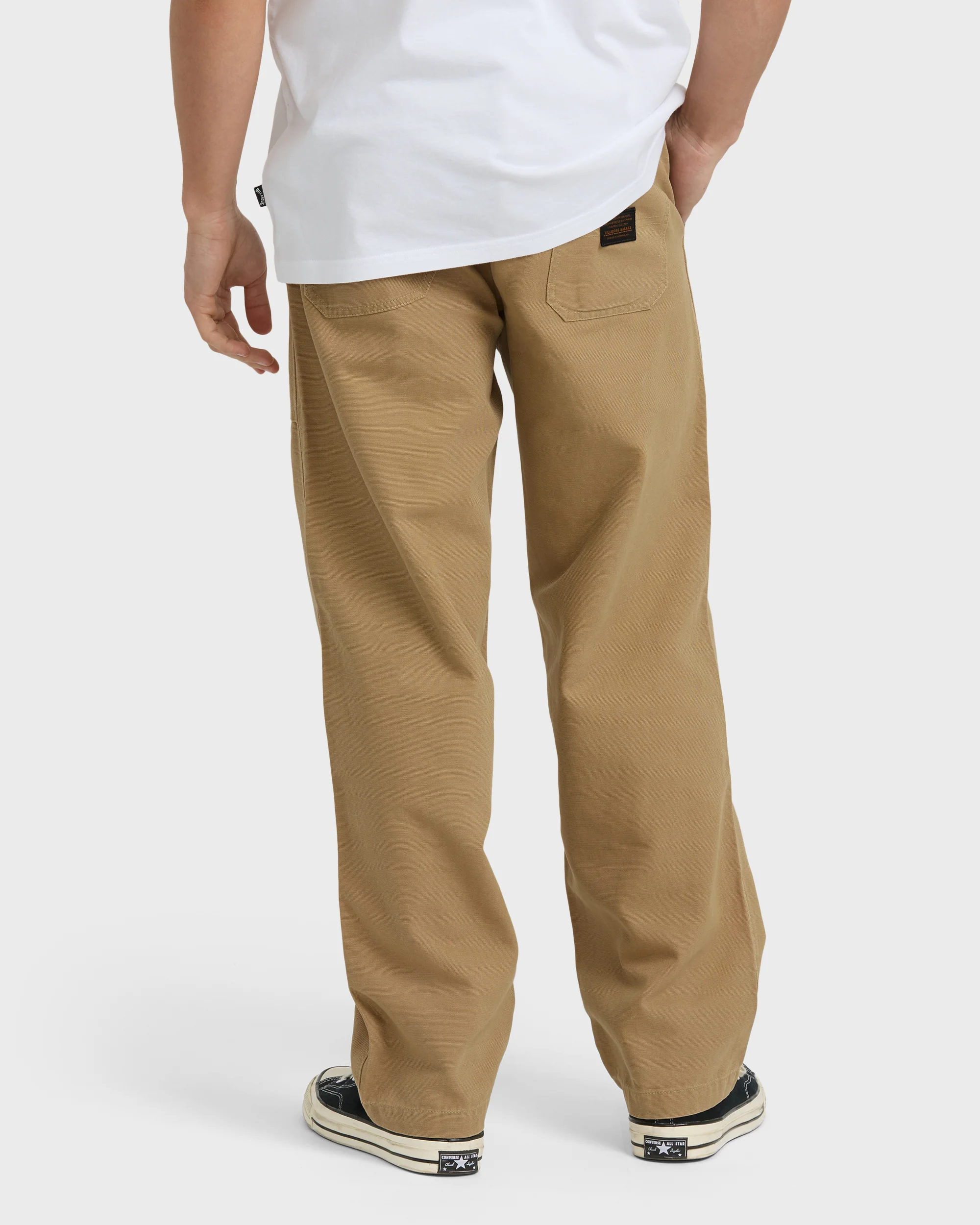Stamped Garage Patch Pants - Gravel - Image 5