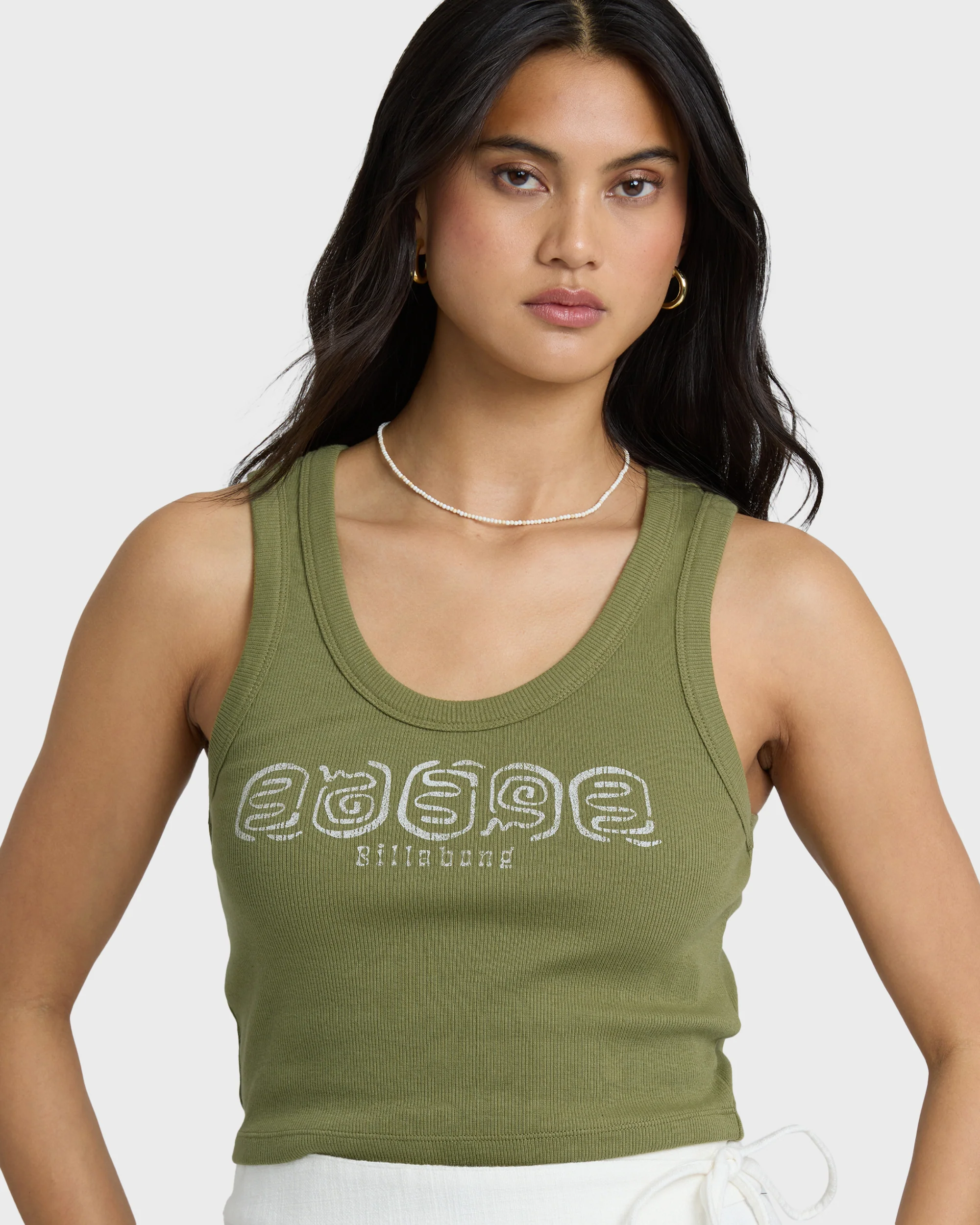 Stirred Up Tank - Dark Olive - Image 2