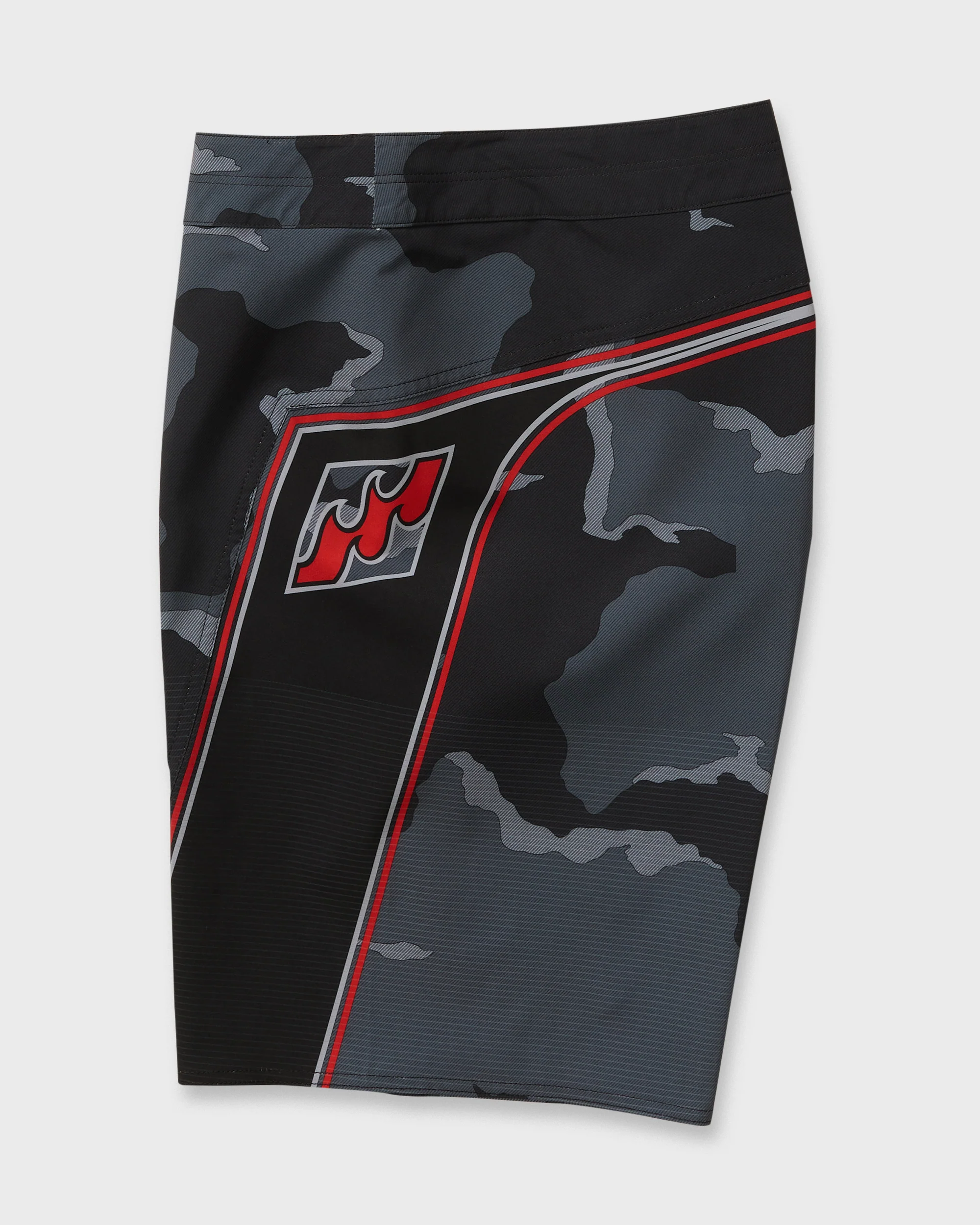 Straddie Airlite 20" Boardshorts - Black Camo - Image 8