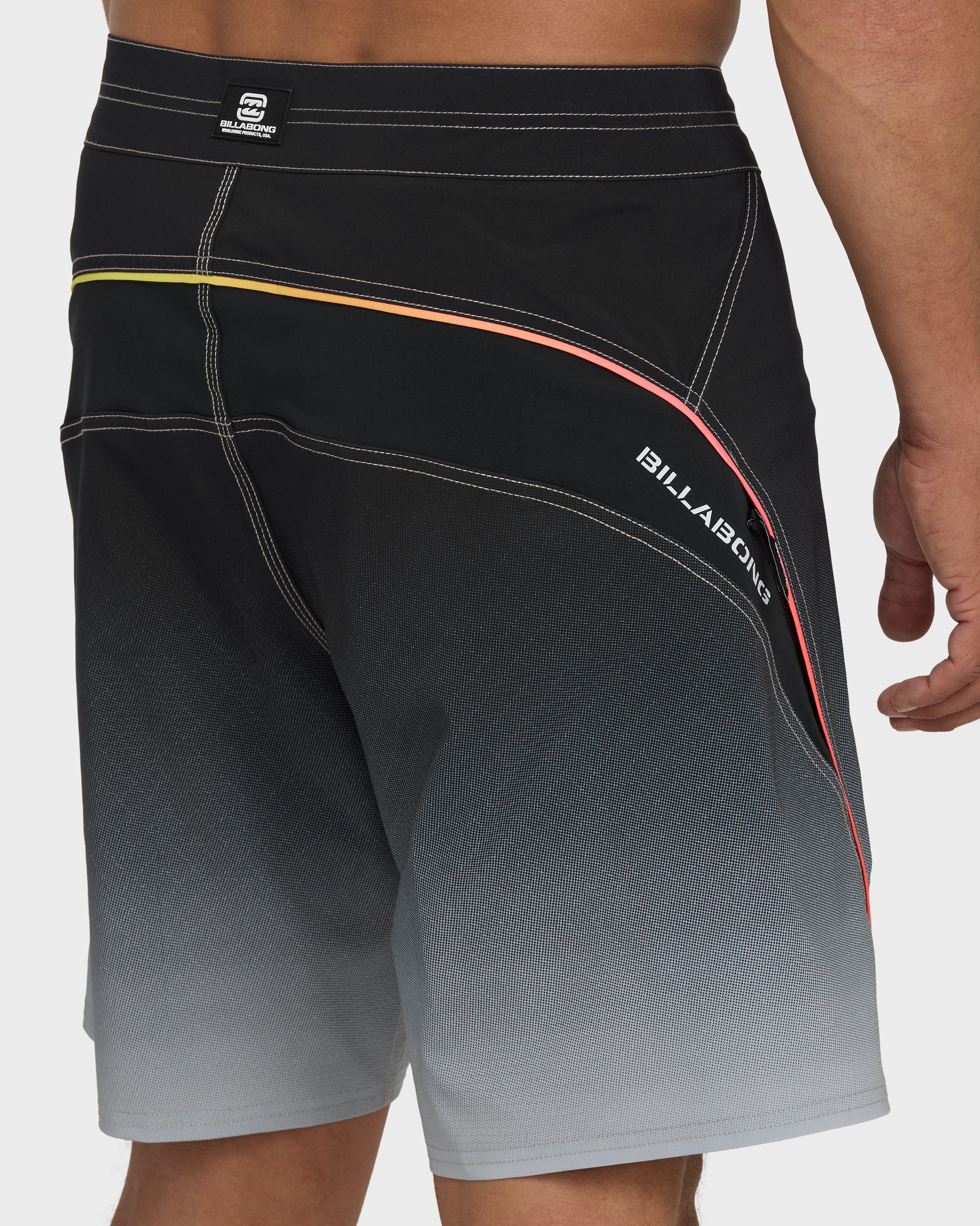 Straddie Pro 20" Boardshorts - Pewter - Image 5