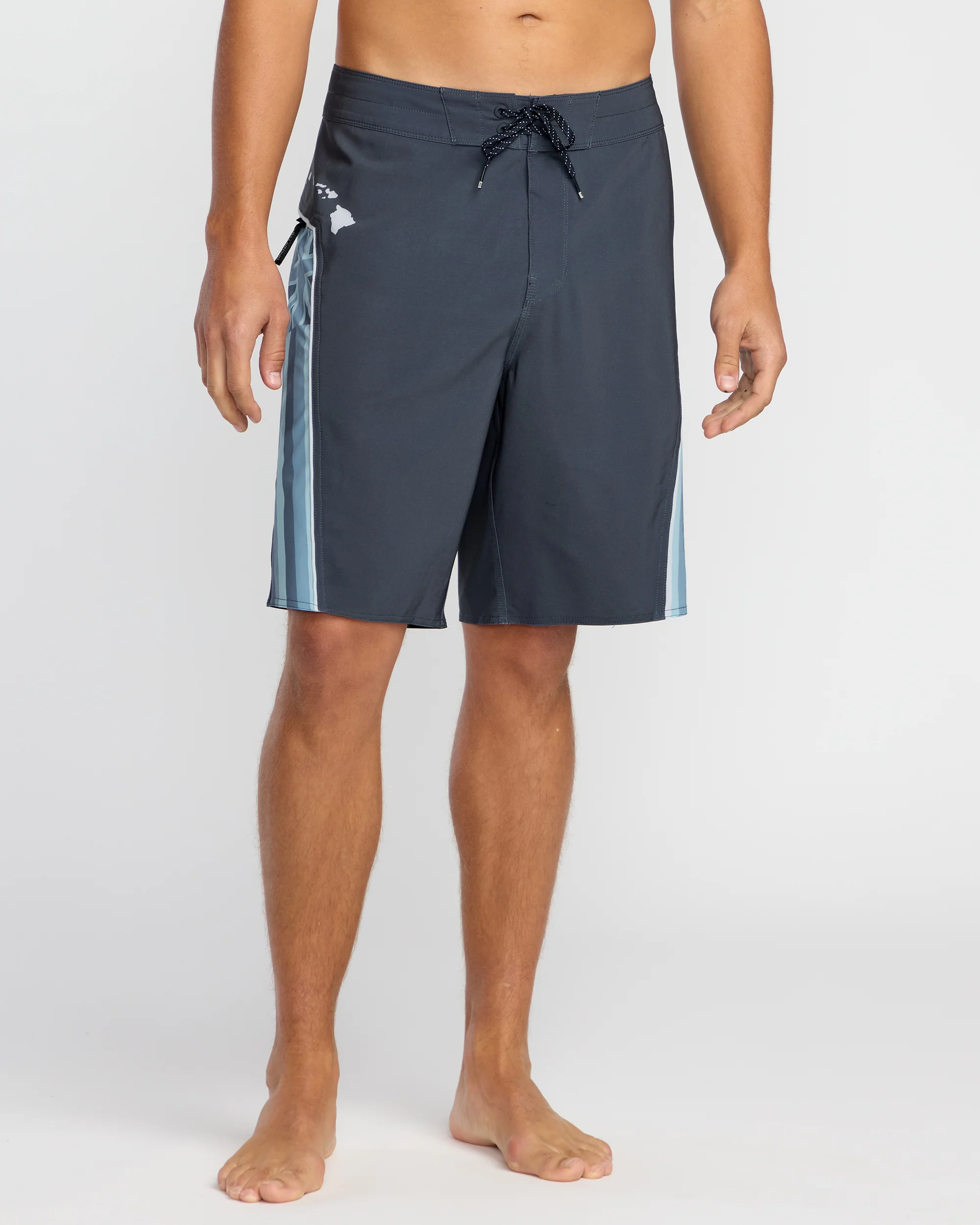 Straddie Pro Hi 20" Boardshorts - Harbor Blue