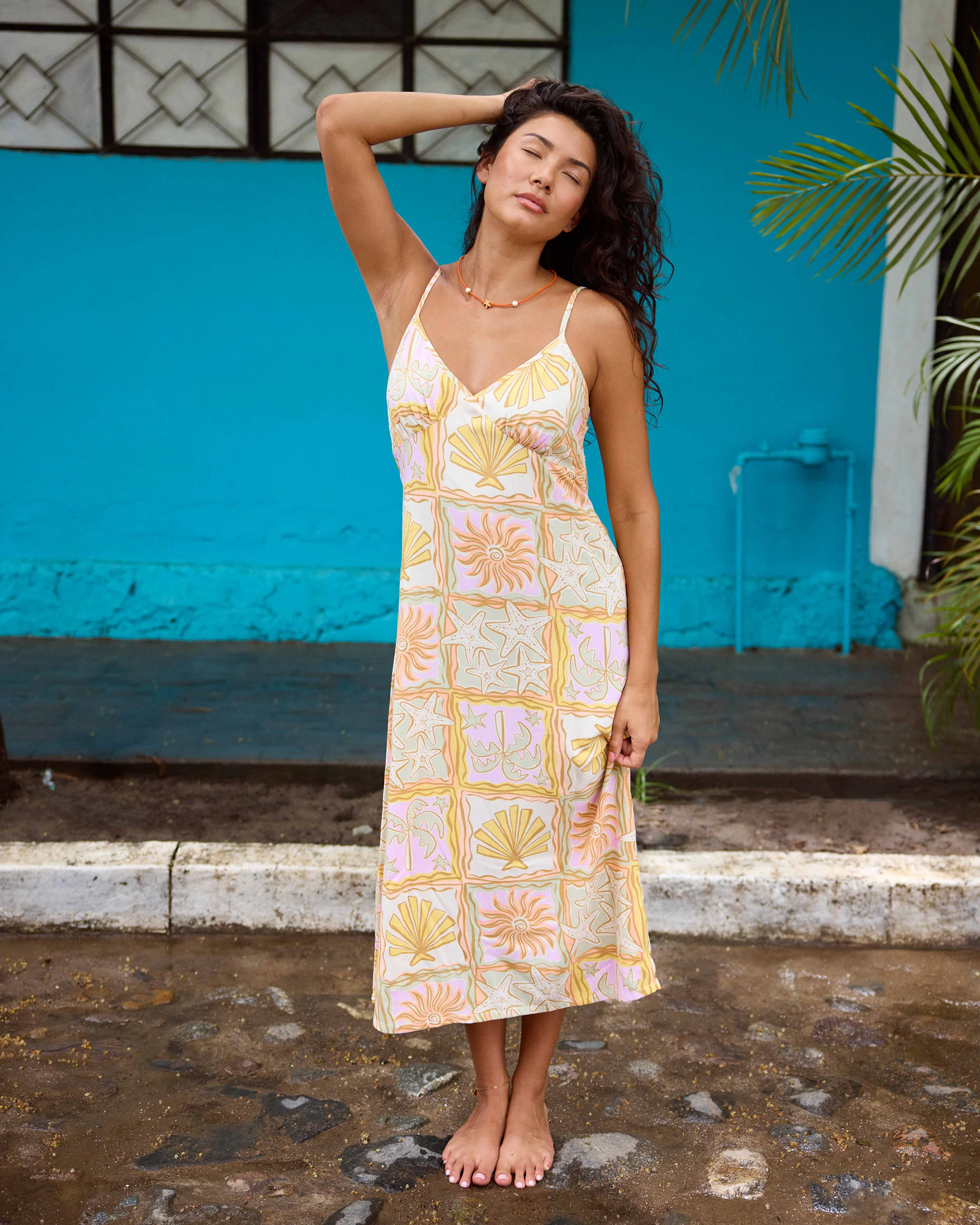 Summer Babe Midi Dress - Sweet Lilac - Image 2