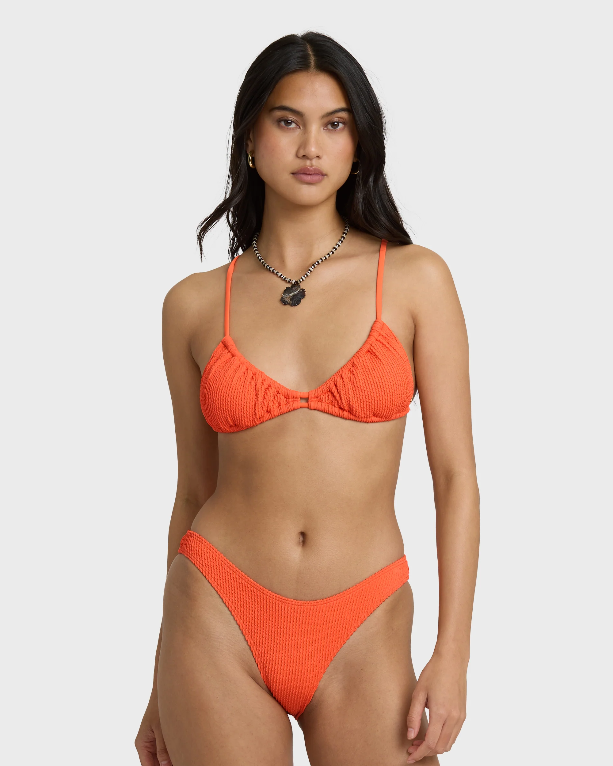 Summer Hi Hike Bikini Bottom - Hot Coral - Image 3