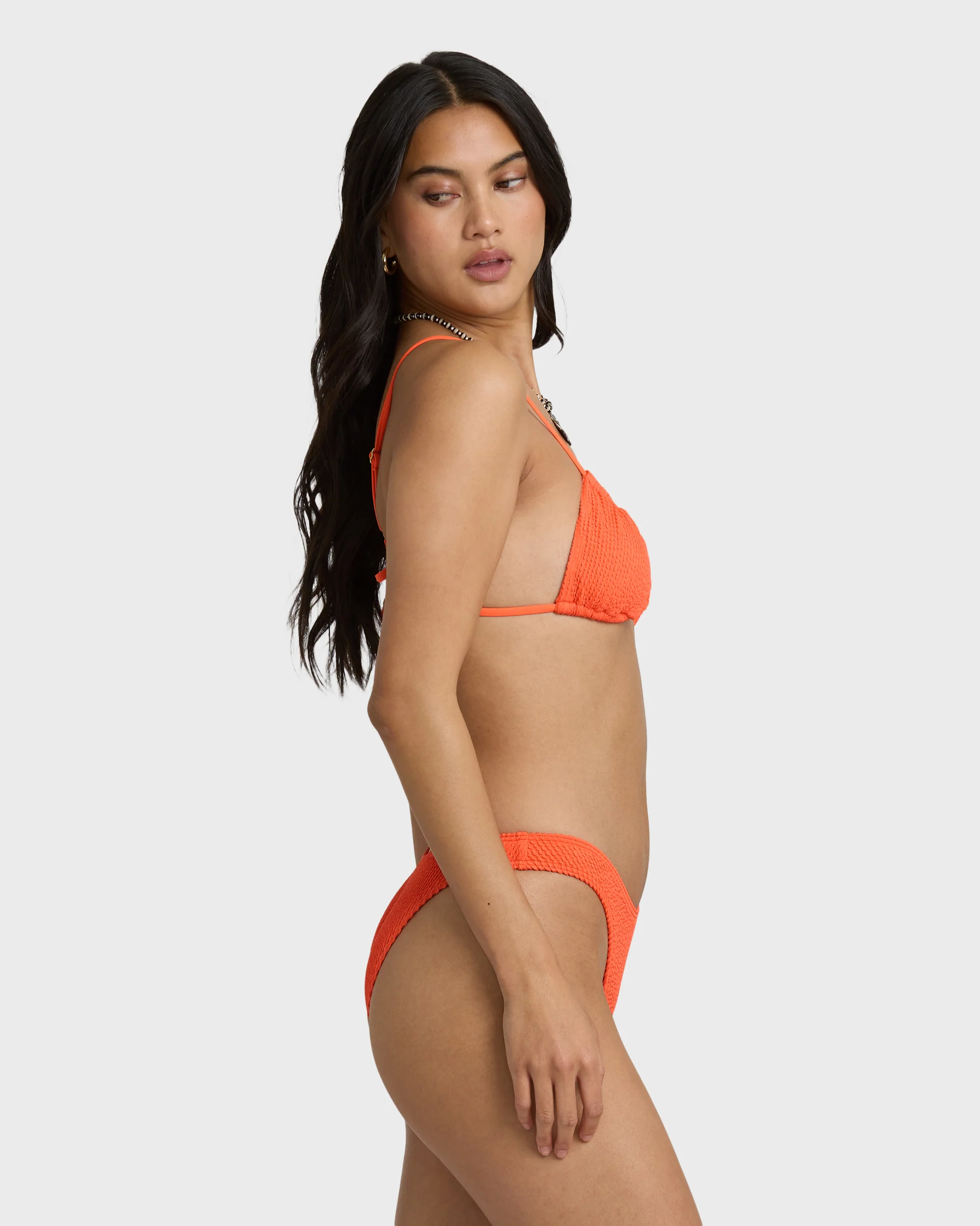 Summer Hi Teagan Bralette Bikini Top - Hot Coral - Image 3