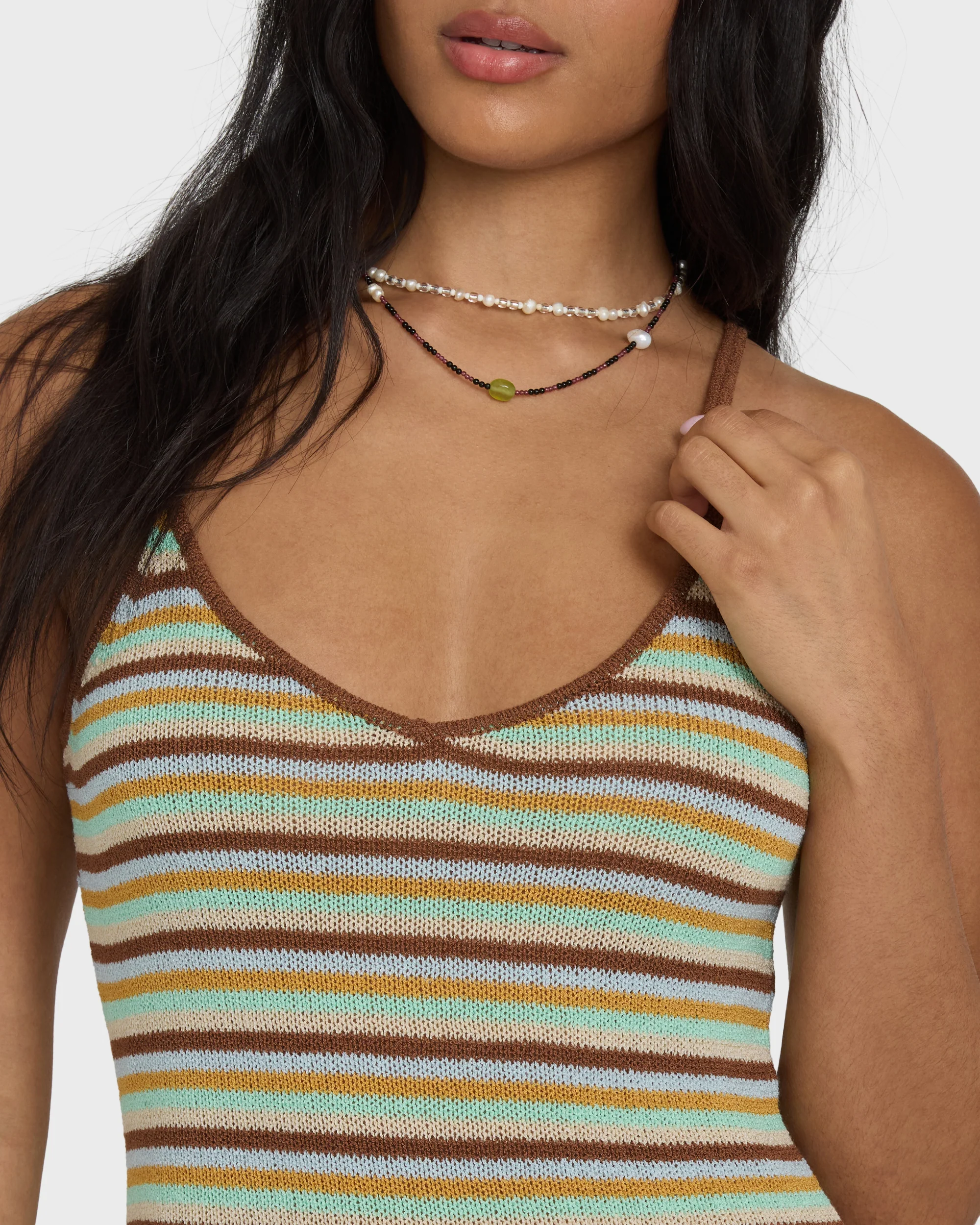 Summer Sun Mini Dress - Brown Stone - Image 5