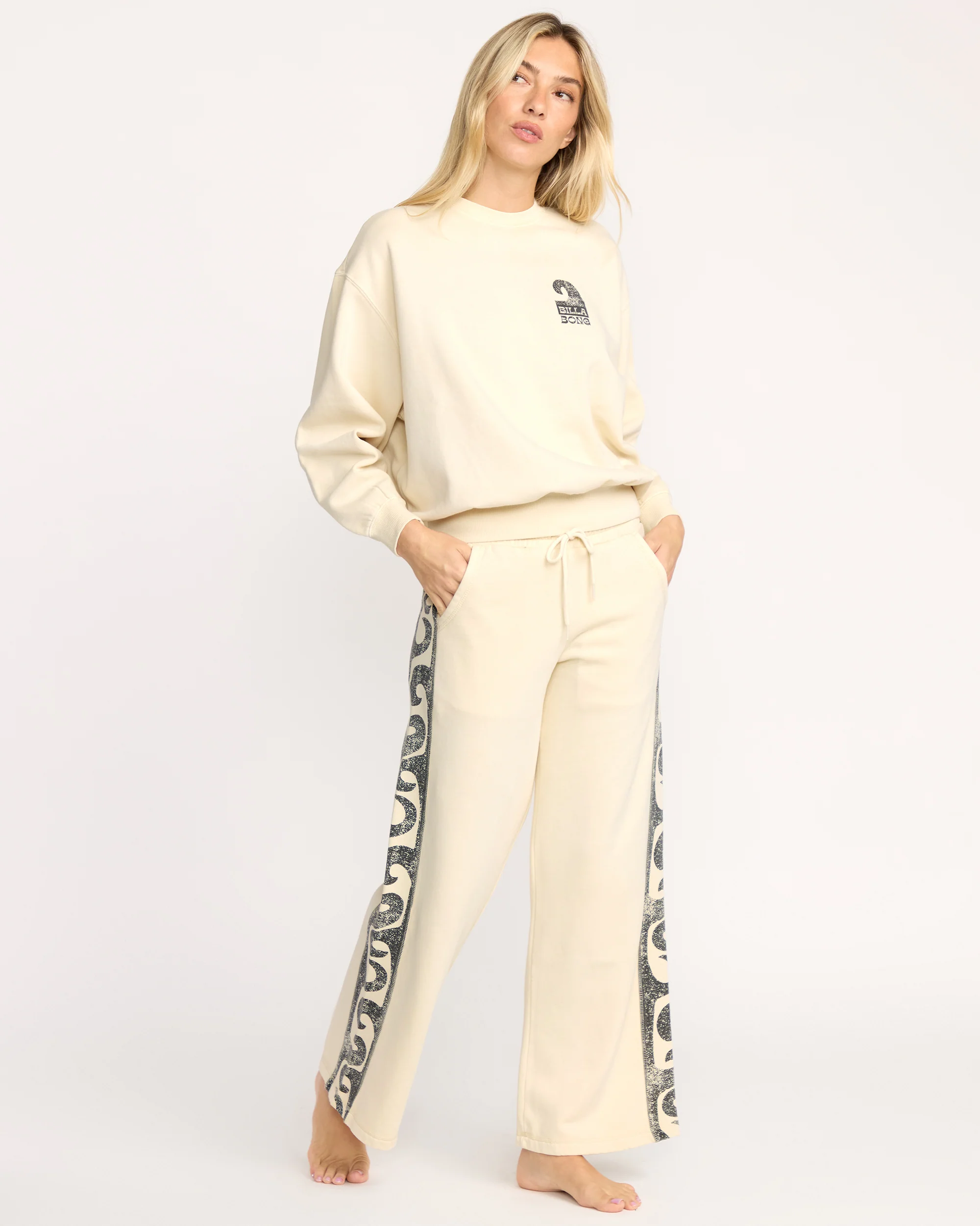 Womens Sun Wave Livin Crew Neck - Image 4