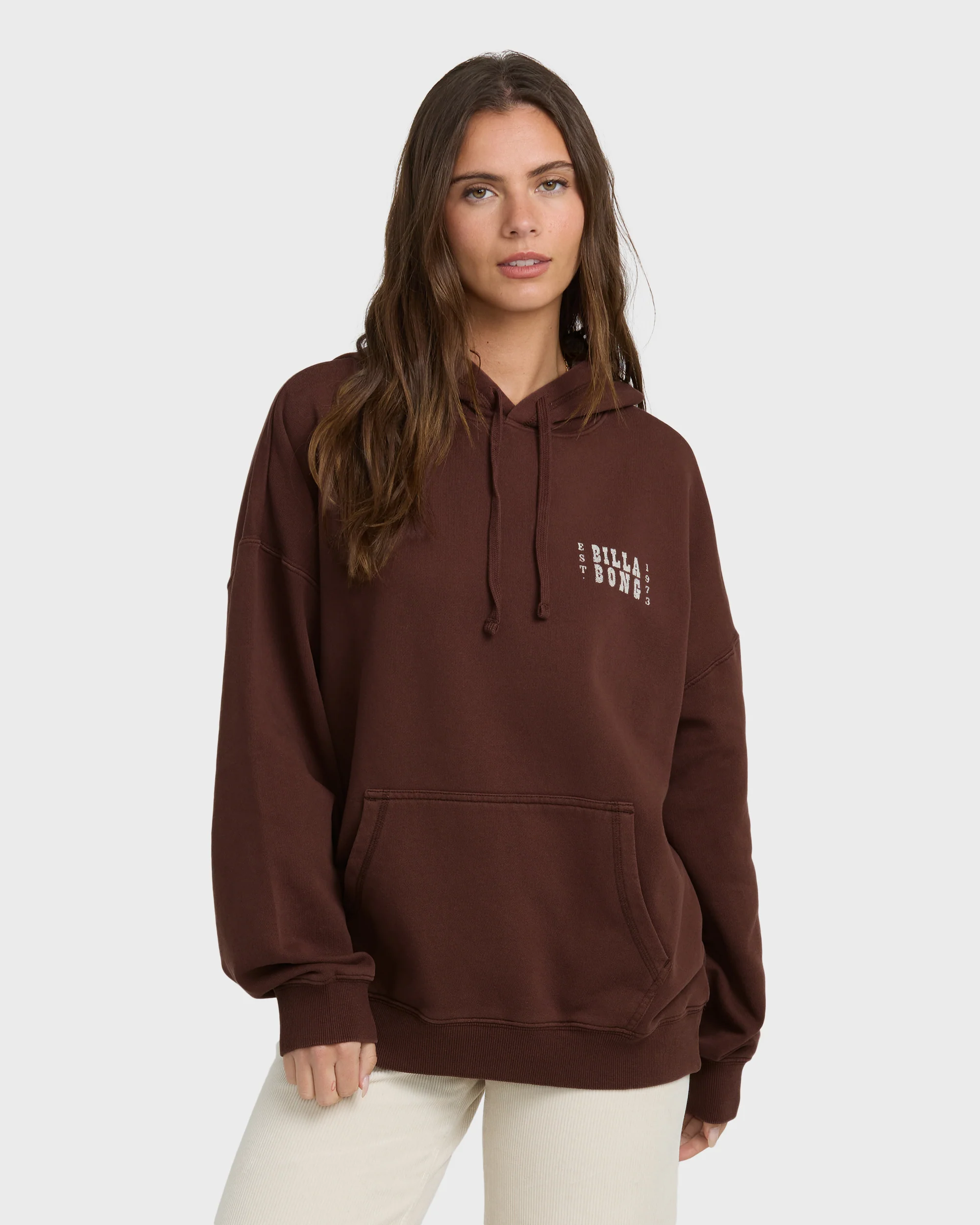 Sun & Waves Hoodie - Teak - Image 2