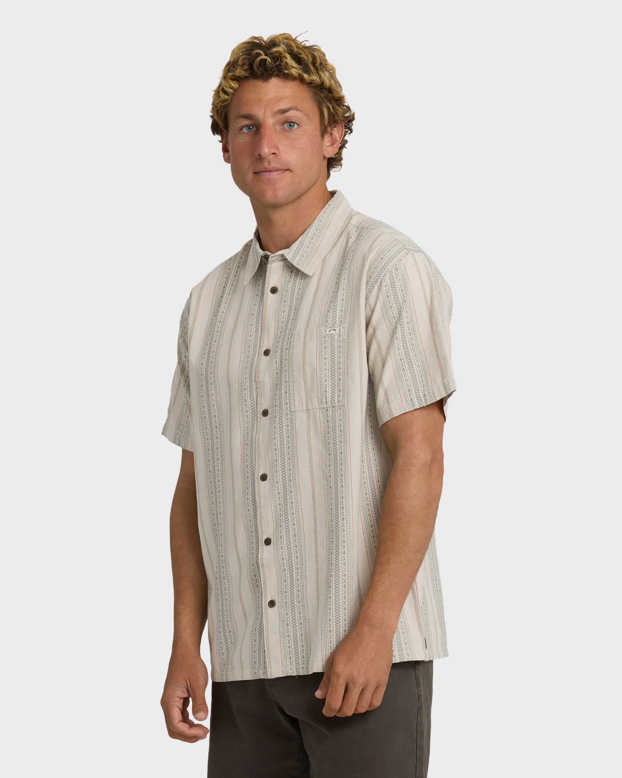 Mens Sundays Jacquard Shirt - Image 3