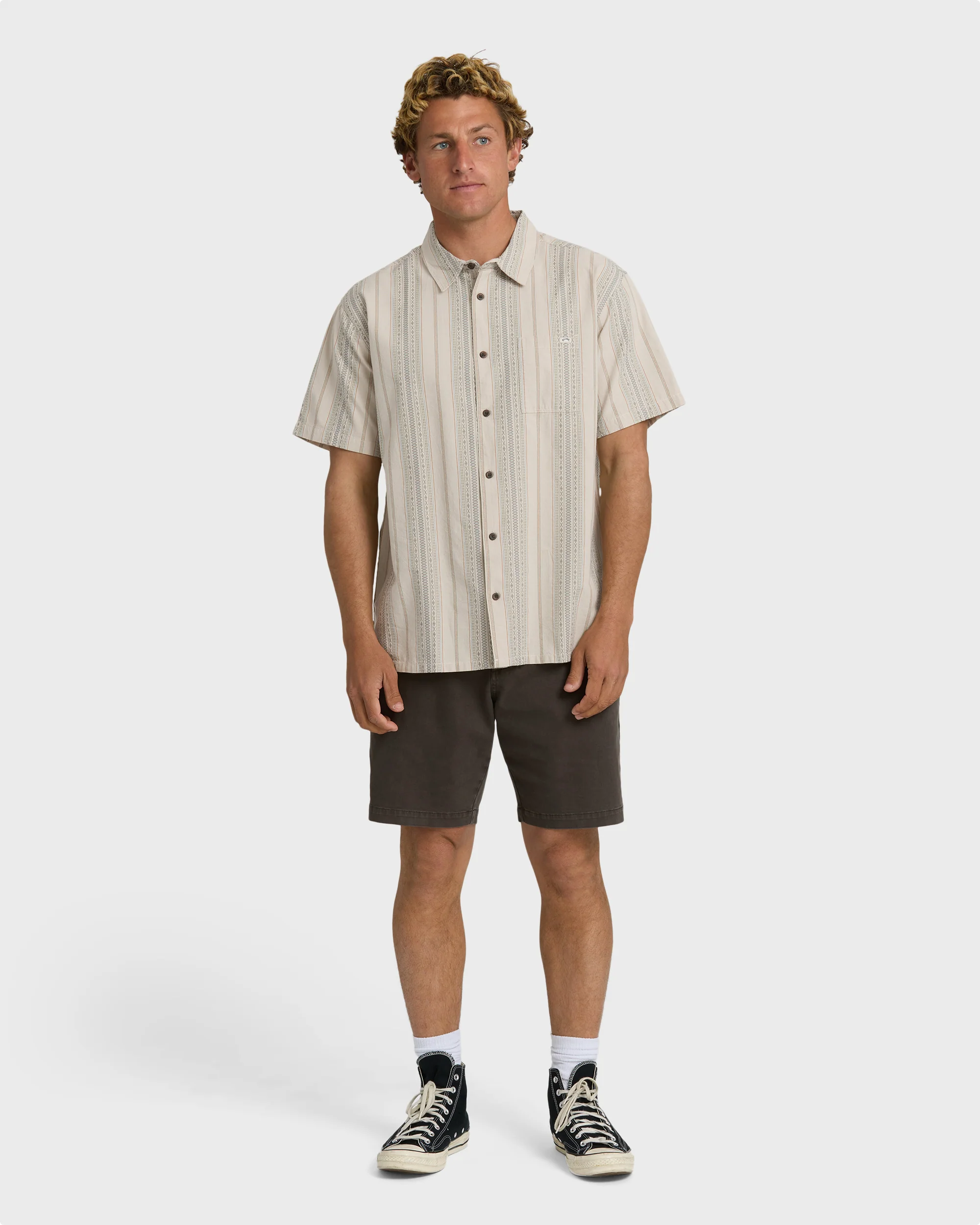Mens Sundays Jacquard Shirt - Image 4