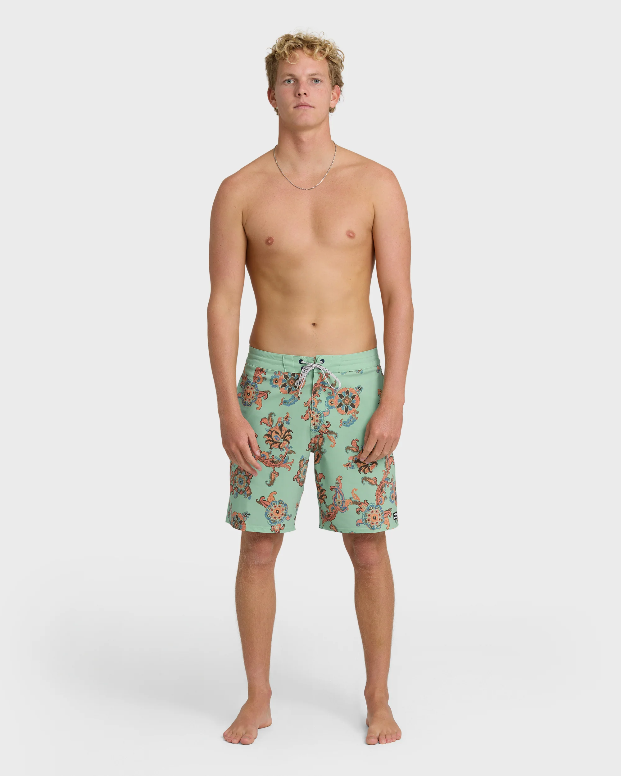 Sundays Lo Tide 18" Boardshorts - Granite Green Multi - Granite Green - Image 4