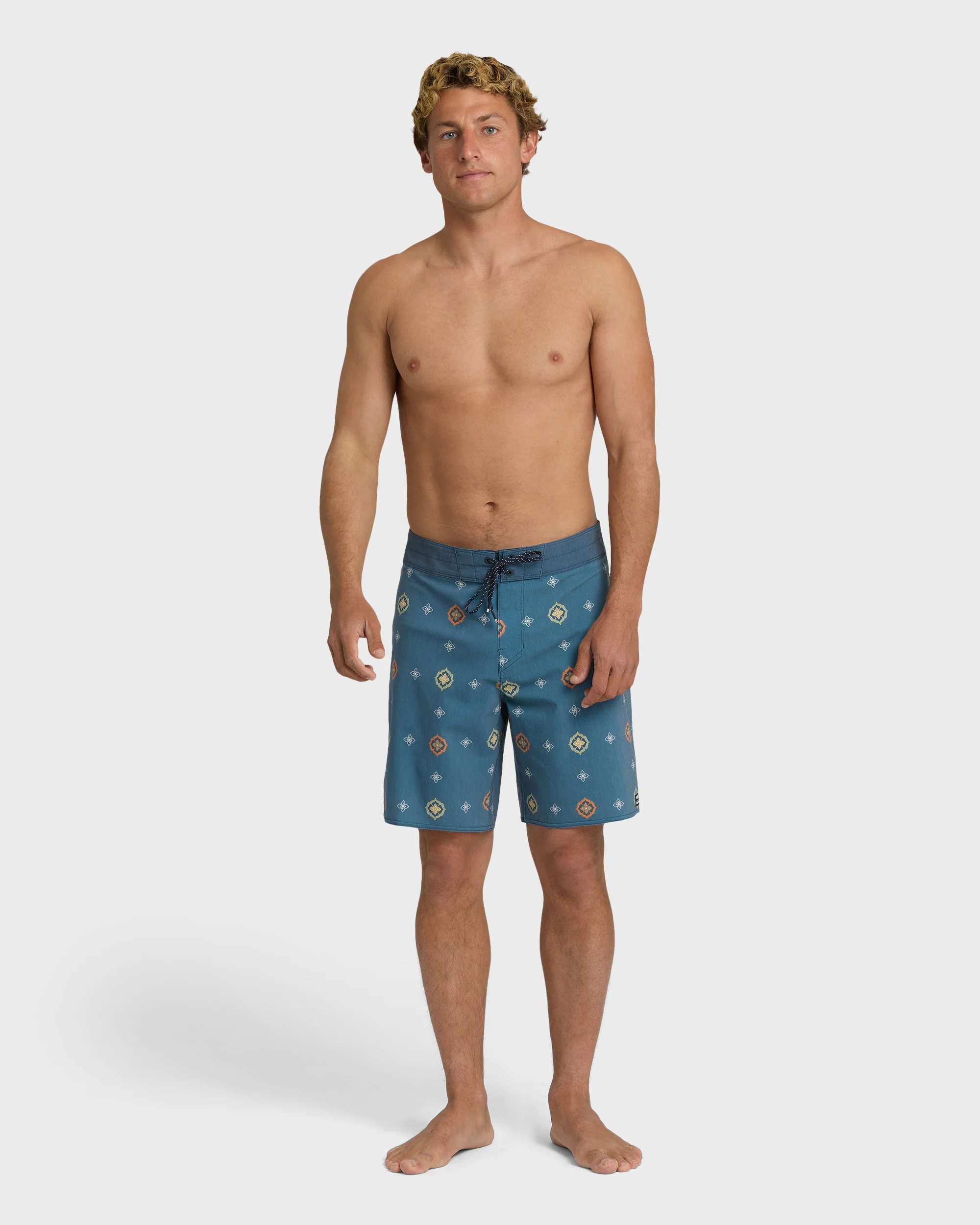 Sundays Pro 19" Boardshorts - Real Teal Multi - Real Teal - Image 4