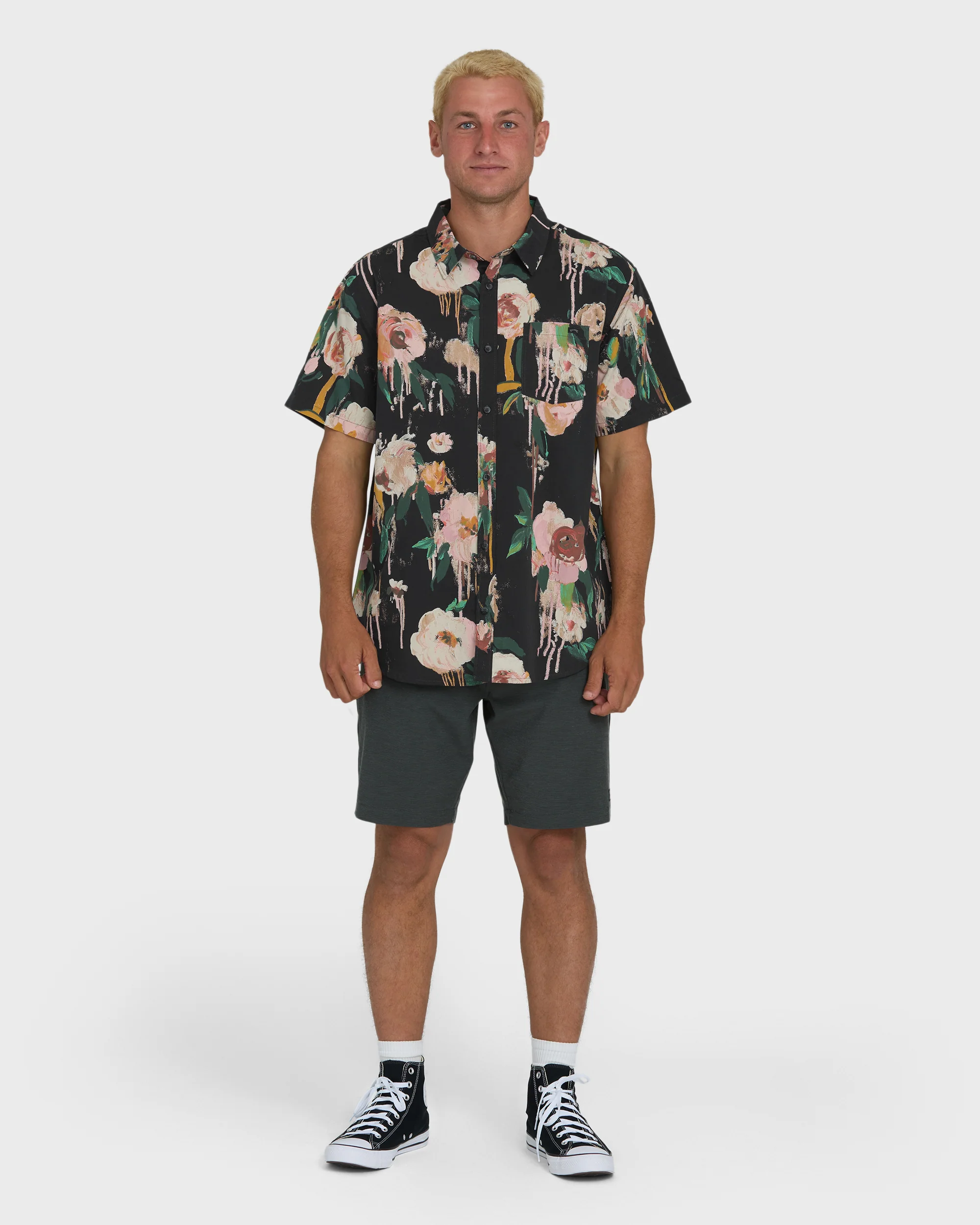 Sundays Short Sleeve Woven Shirt - Black - Image 4