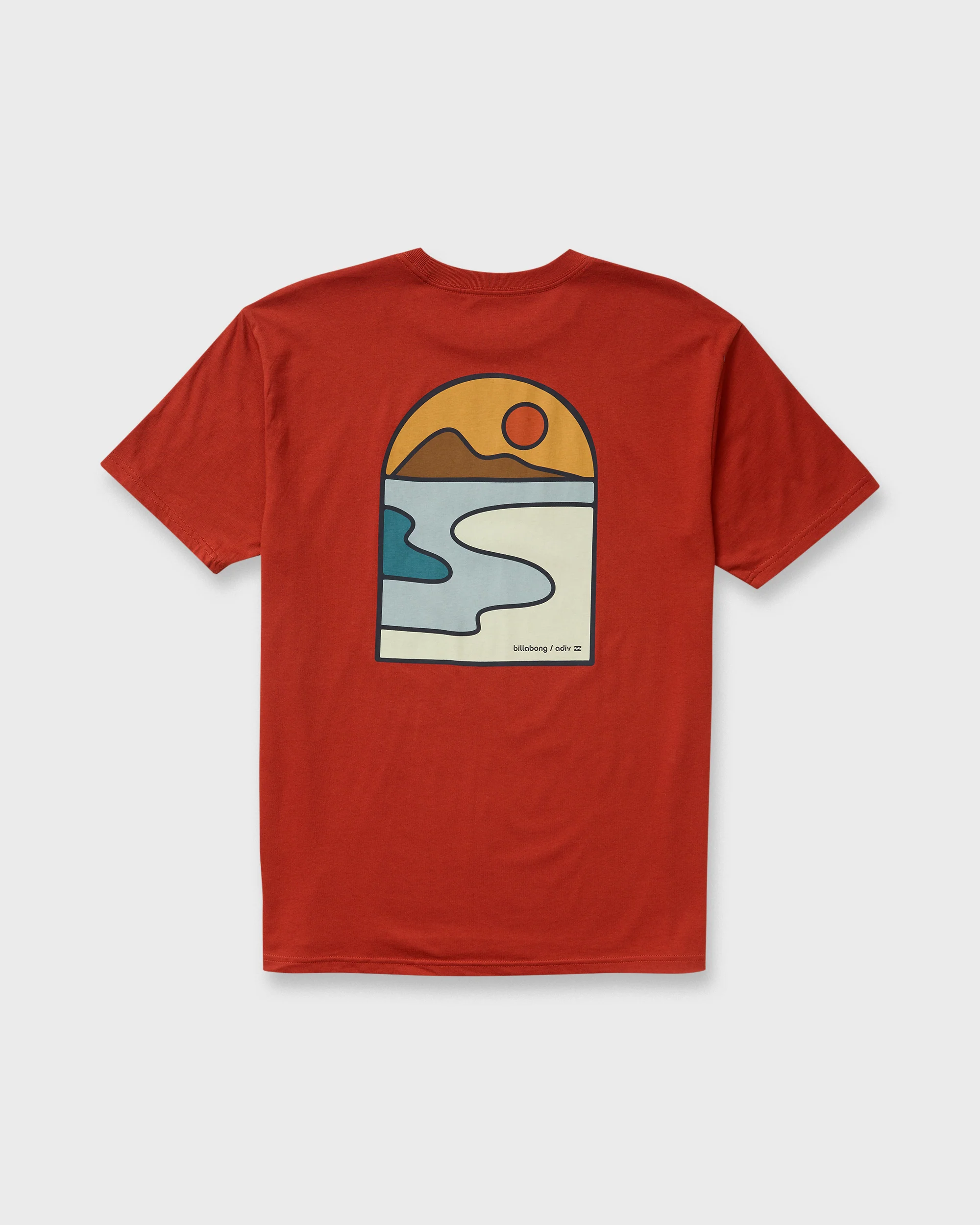 A/Div Sundown Short Sleeve T-Shirt - Brick - Image 6