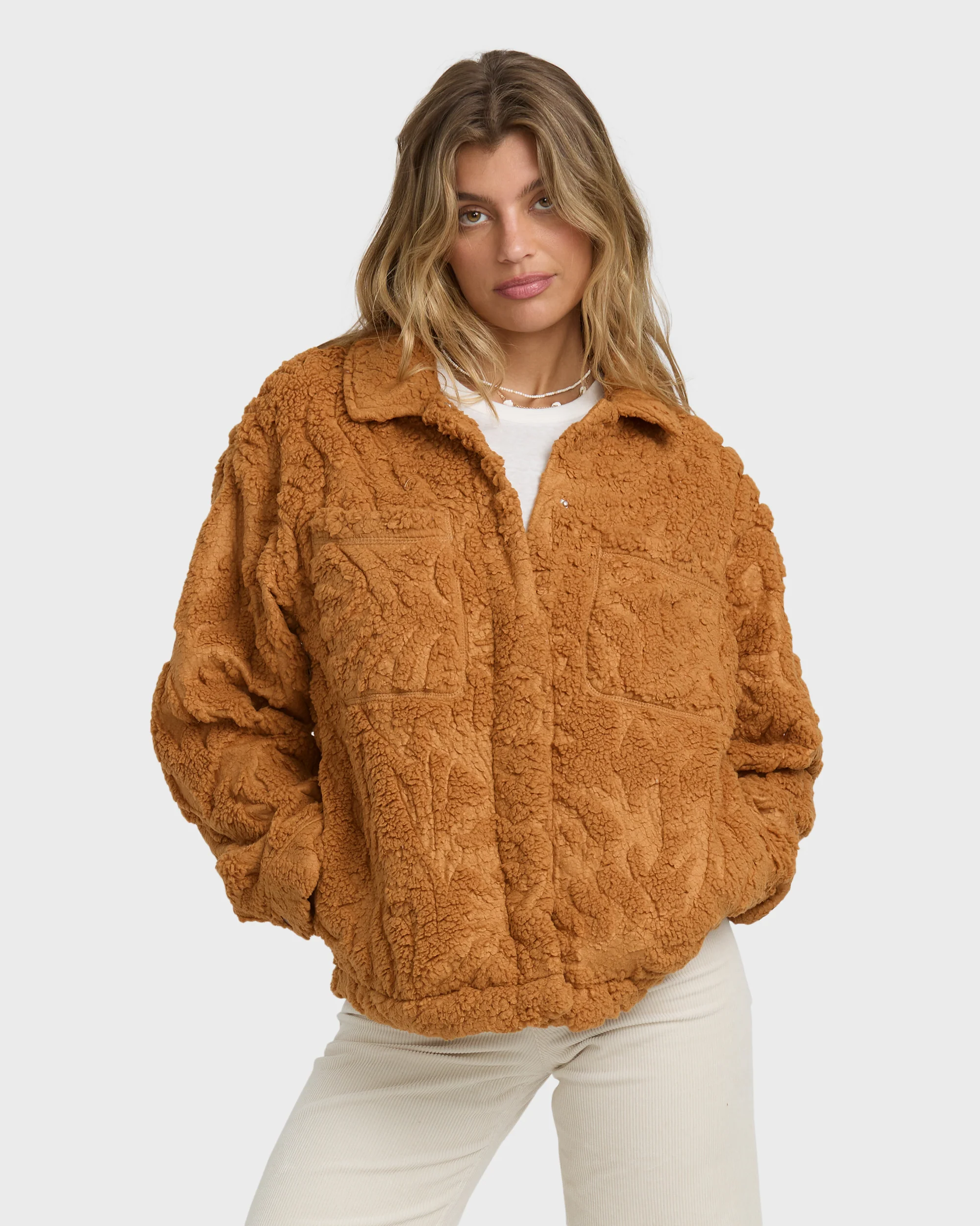 Womens Sundown Sherpa Jacket - Image 3