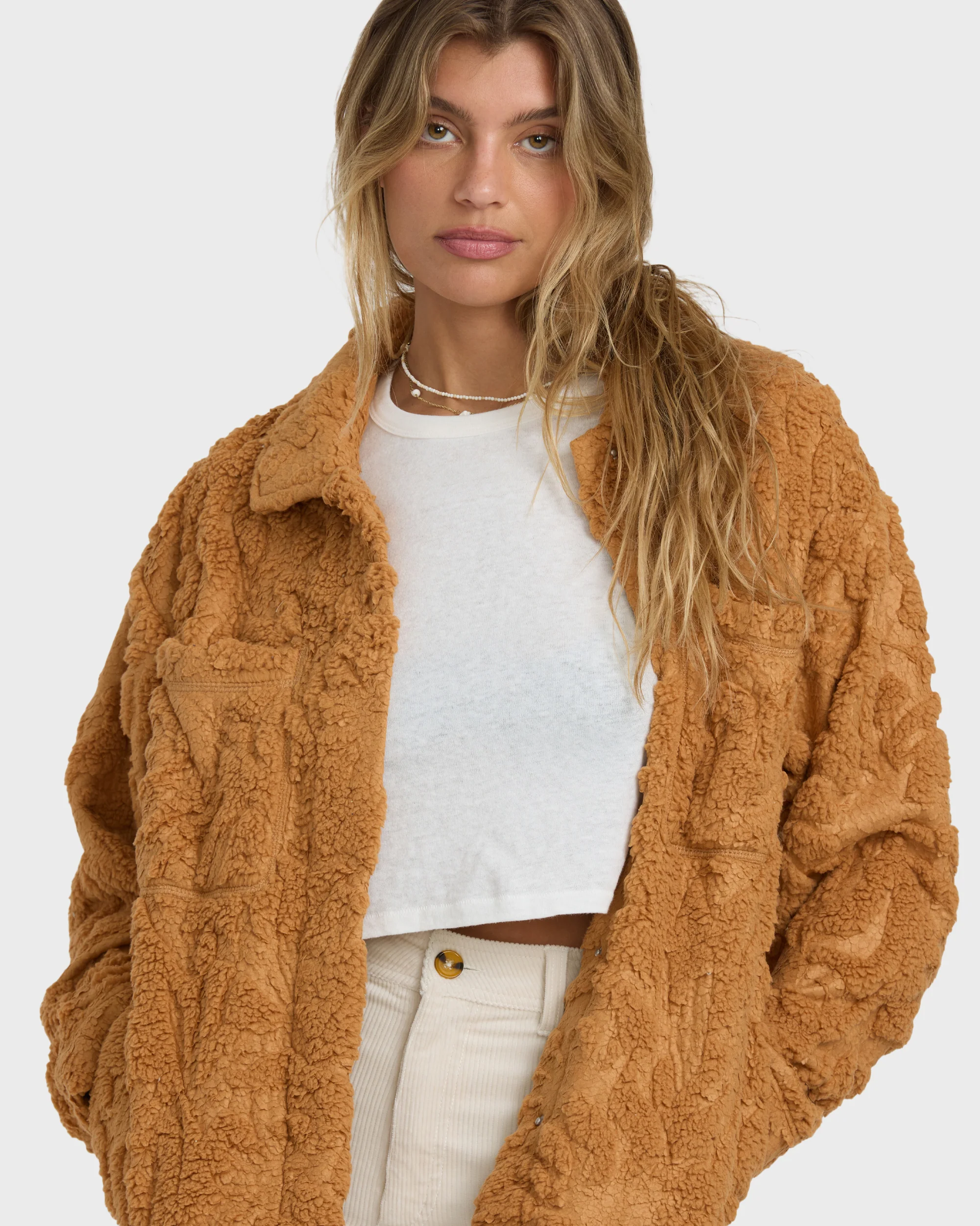 Womens Sundown Sherpa Jacket - Image 4