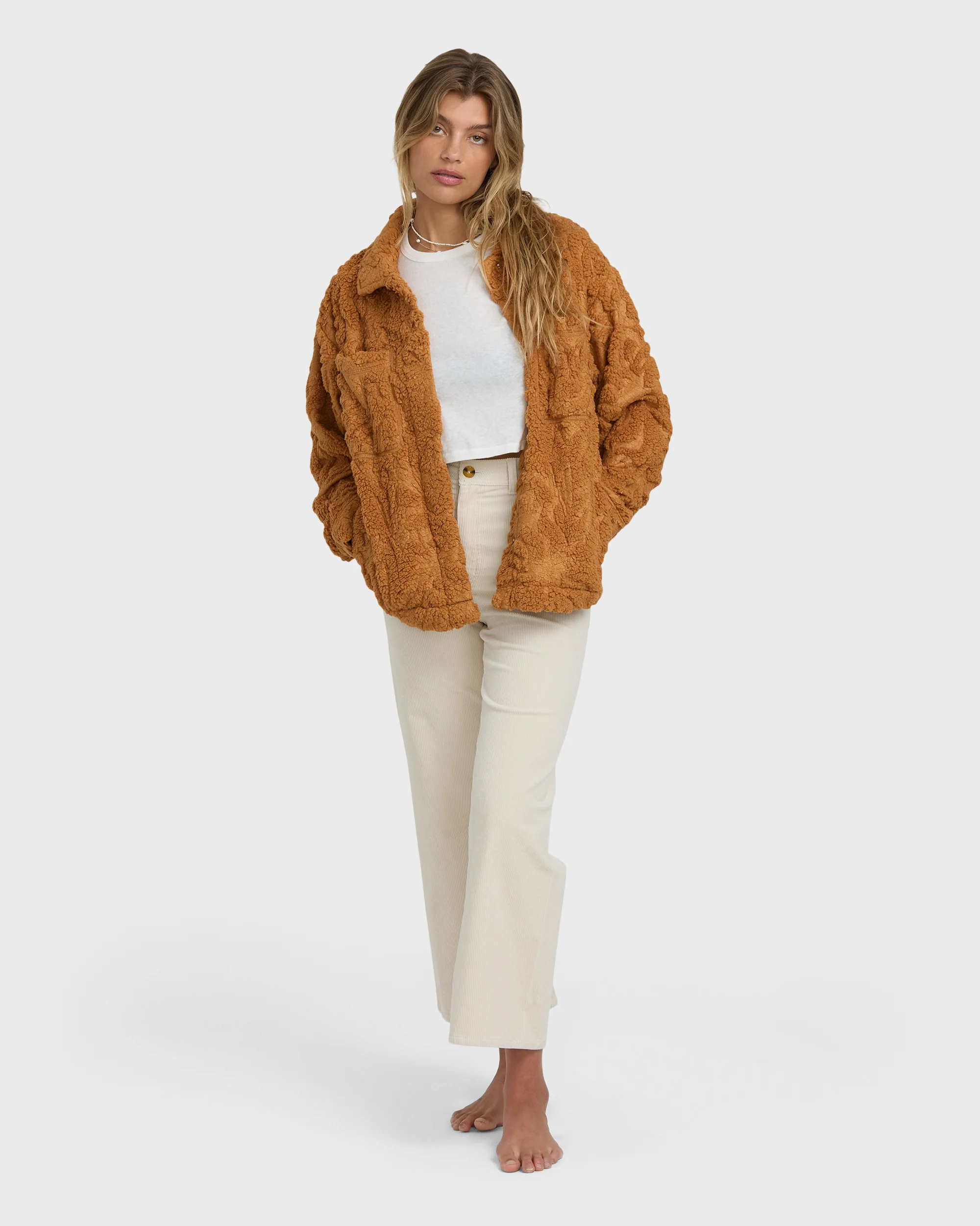 Womens Sundown Sherpa Jacket - Image 5