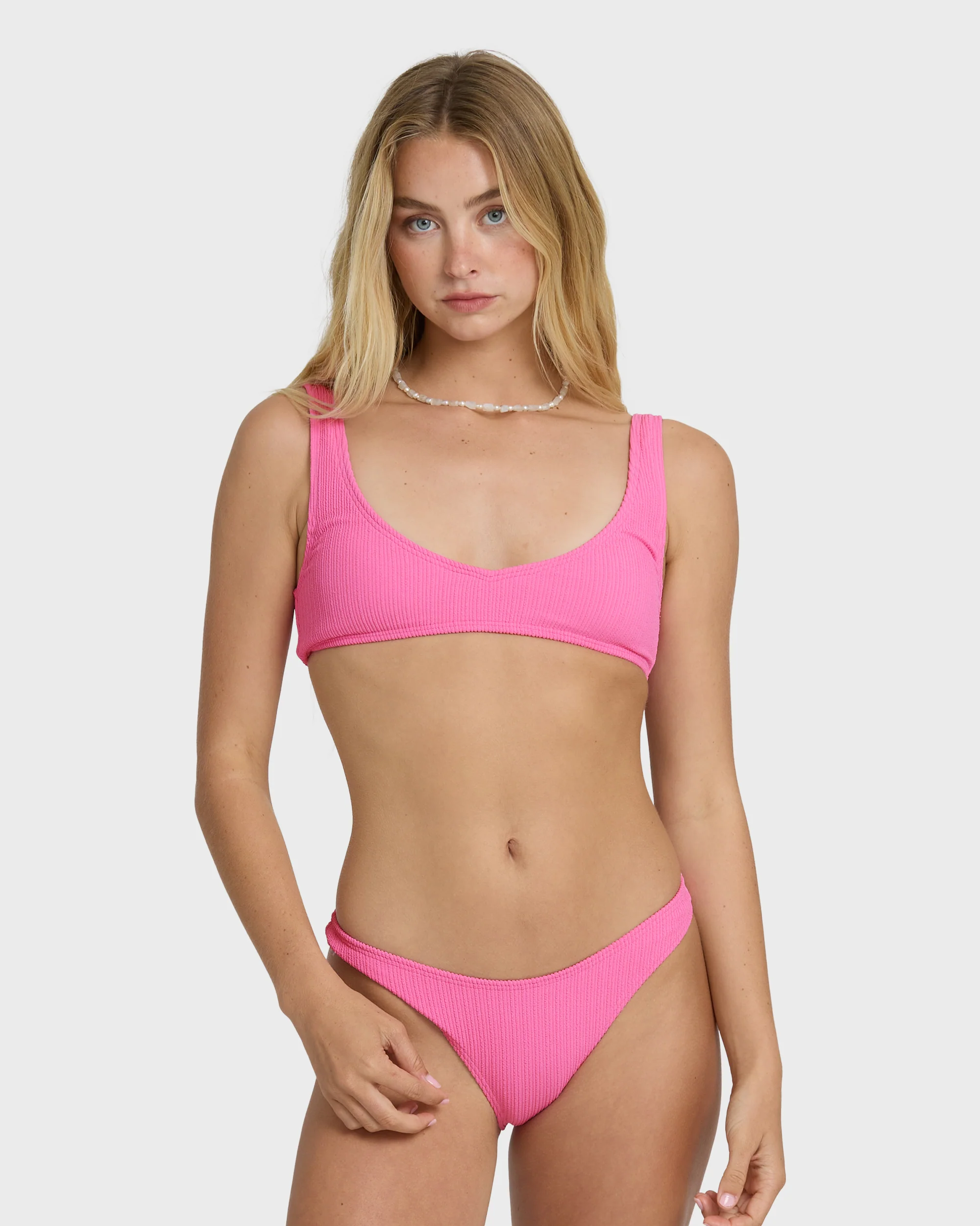 Sunrays Hike Medium Bikini Bottom - Guava - Image 3