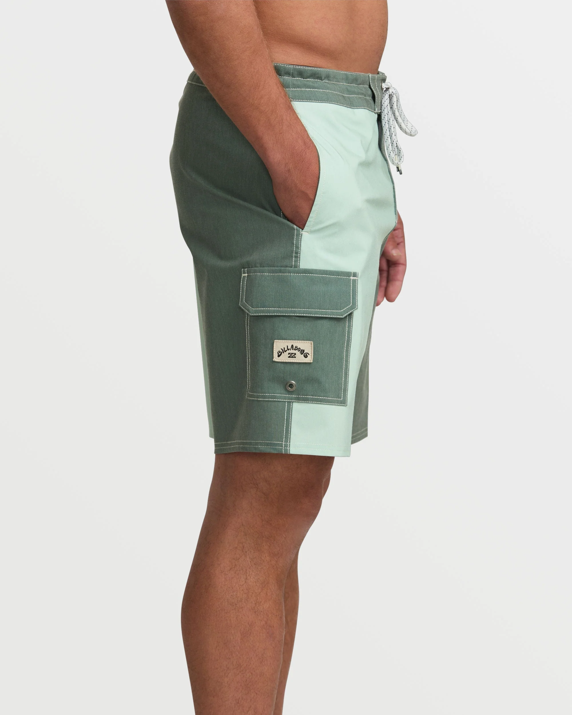 Sunshine Lo Tide 19" Boardshorts - Green Tea - Image 8