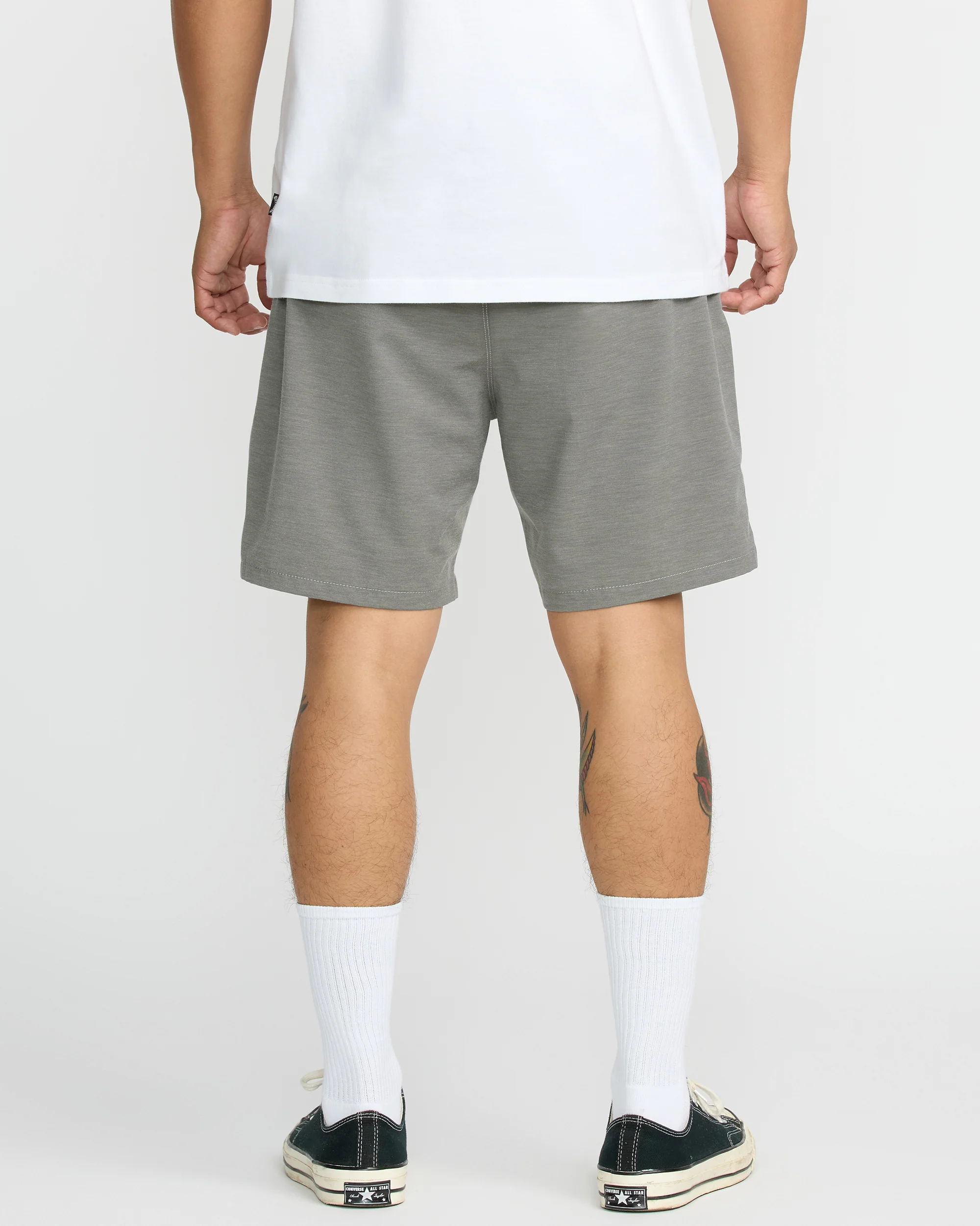 Surftrek Transit Elastic 17" Hybrid Shorts - Pewter - Image 2