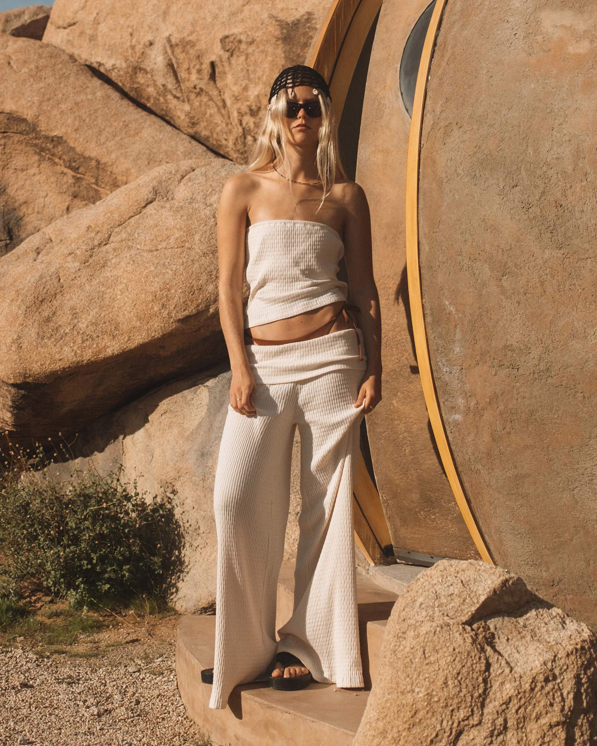Talley Tube Top - White Cap - Image 7