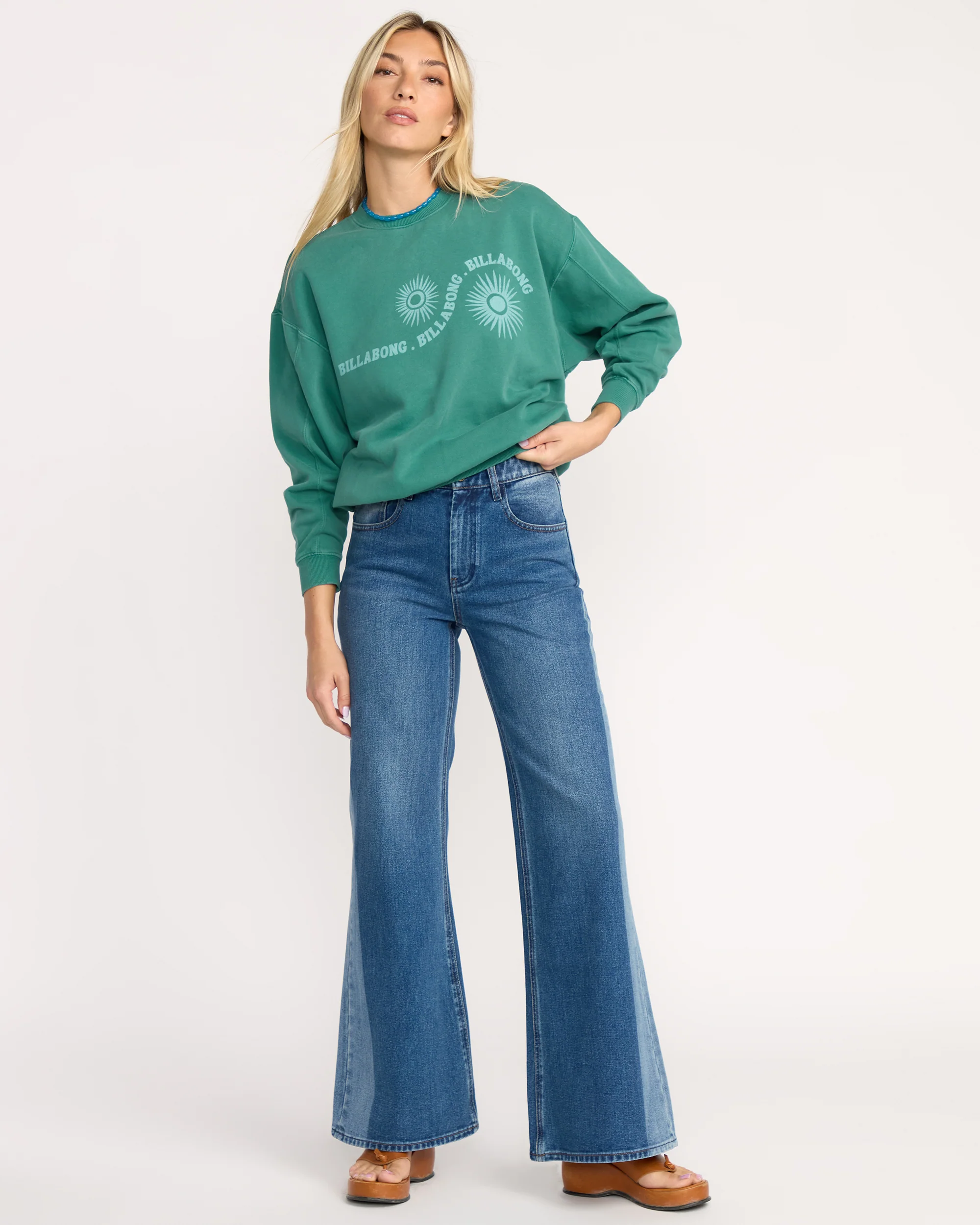 Time For Kendal Crewneck Sweatshirt - Evergreen - Image 6