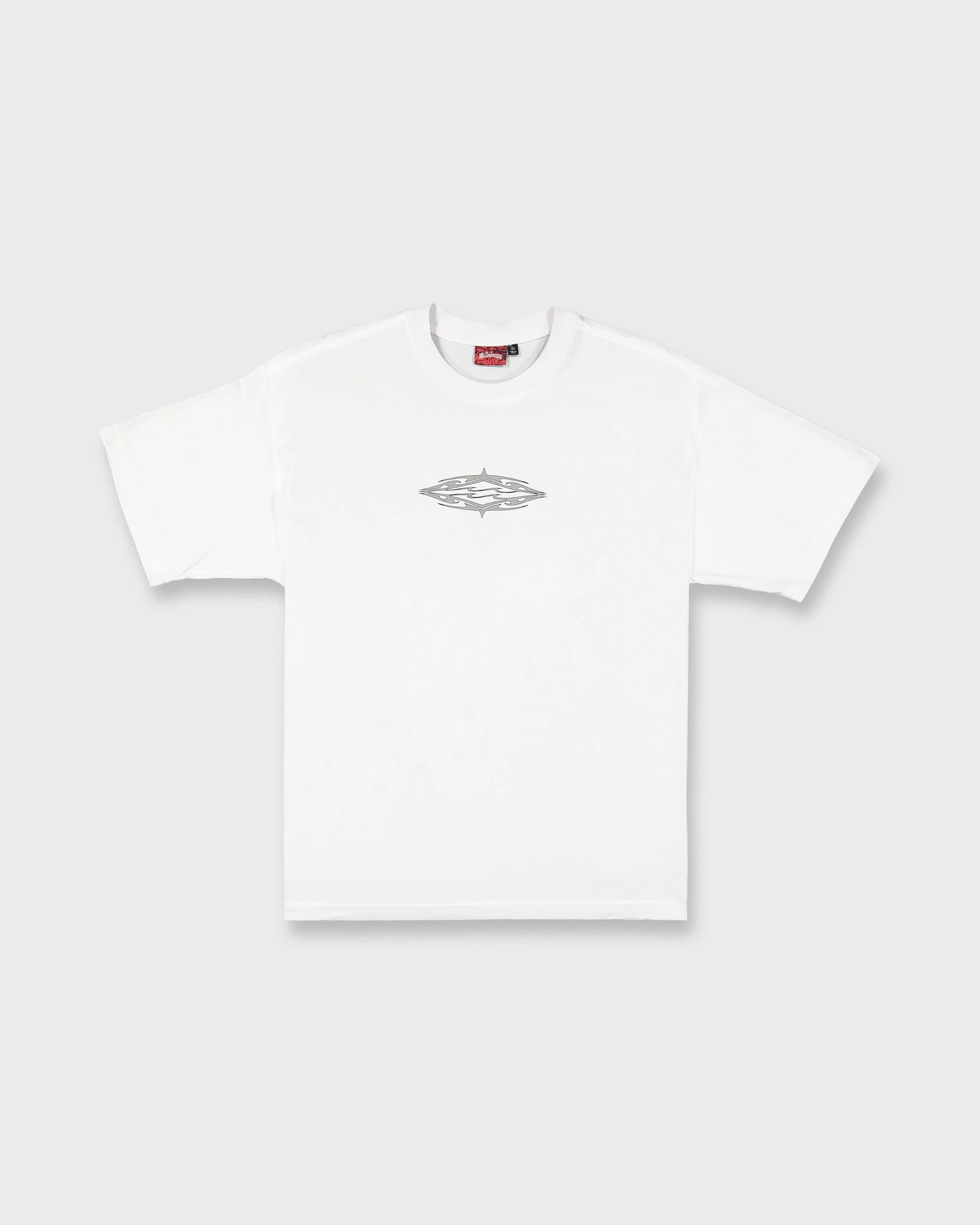 Tribal Diamonds Short Sleeve Knit T-Shirt - White - Image 7