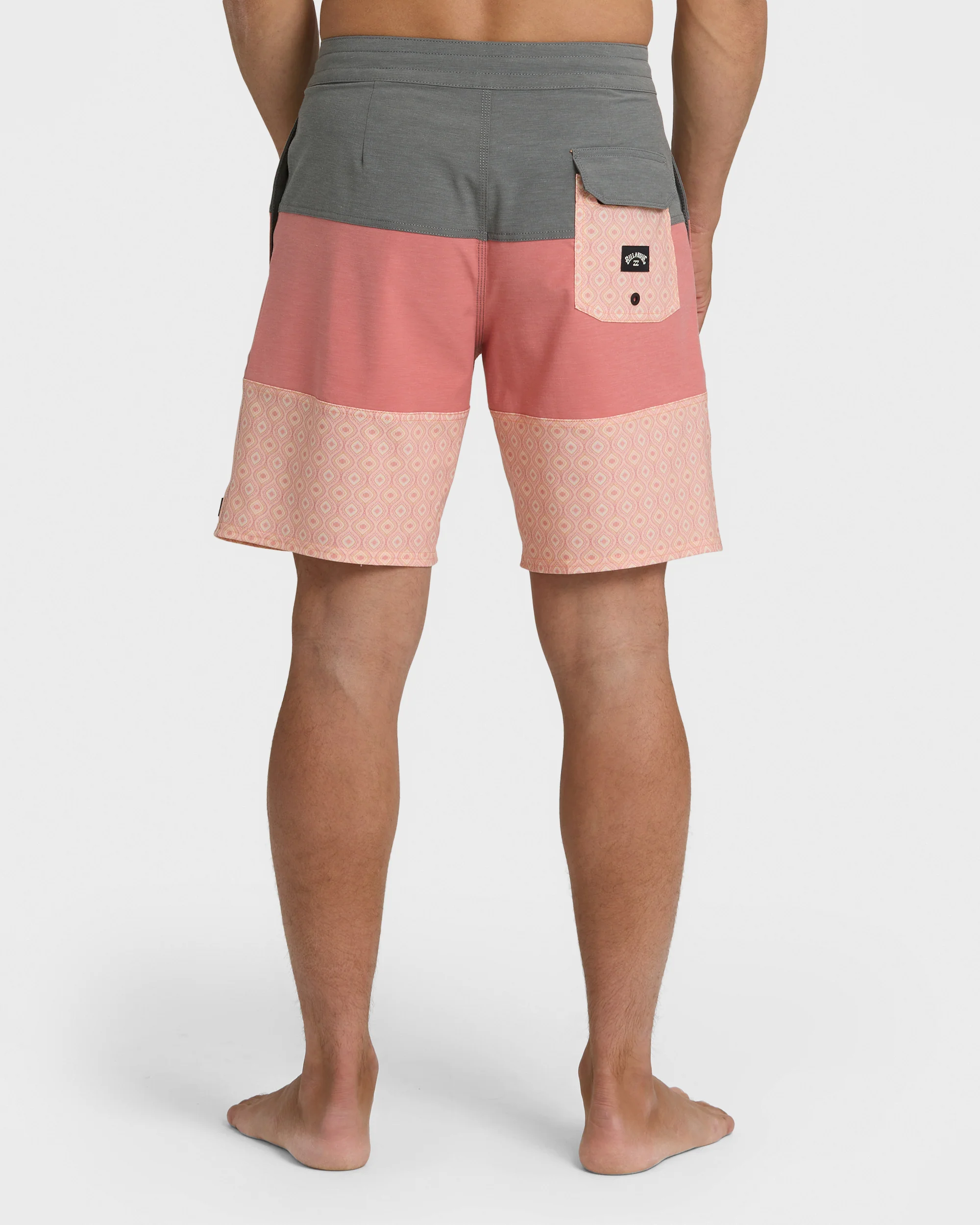 Tribong Lo Tide 19" Boardshorts - Ash Rose Multi - Ash Rose - Image 2