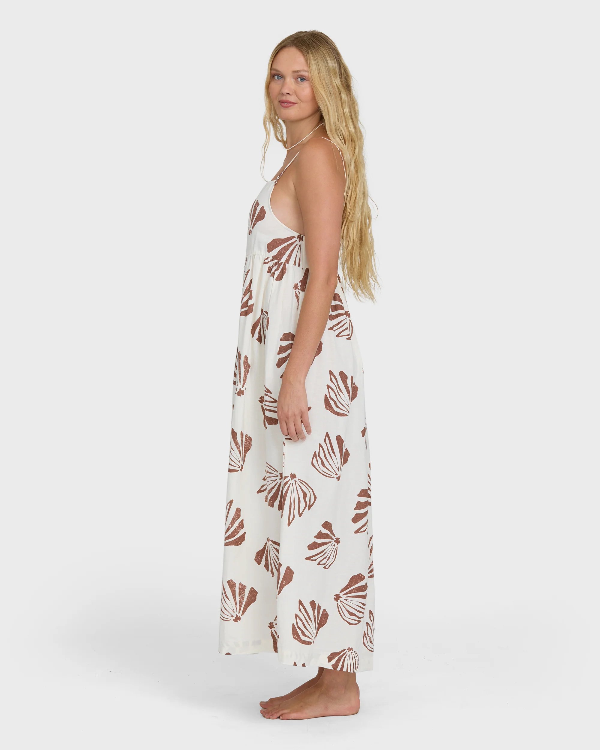 Undone Maxi Cover-Up Dress - Salt Crystal - Image 3